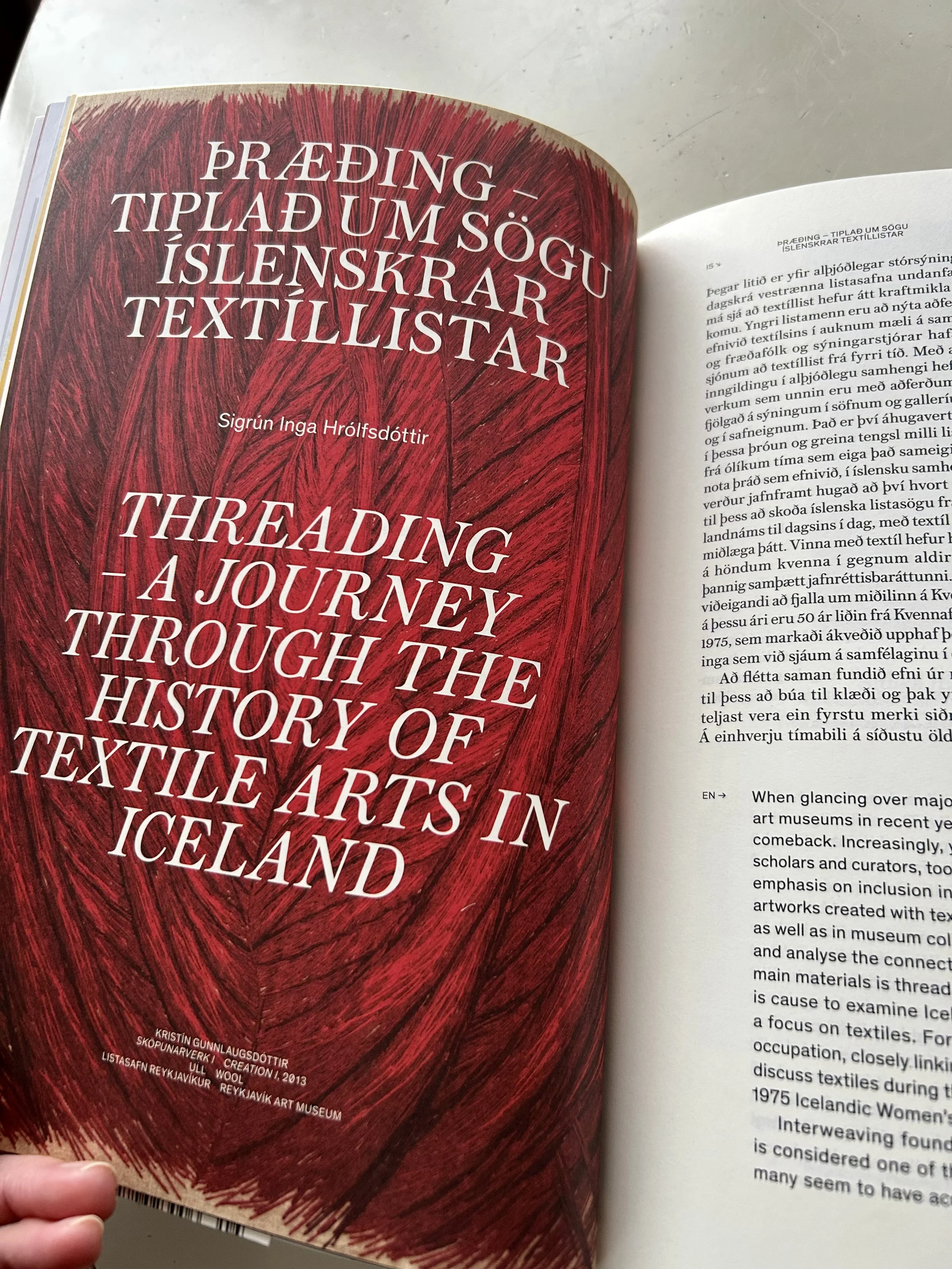 Threading - A Journey through the History of Textile Arts in Iceland