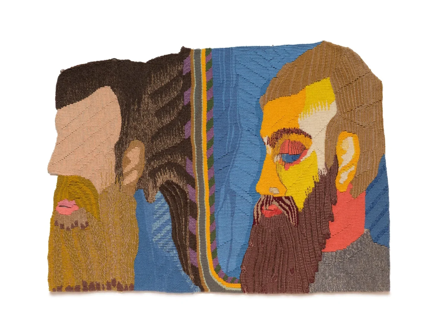 Hildur Hákonardóttir - Two-Dimensional Figure (The One Who Sees Nothing). Wool. 74x103 cm. Private collection.