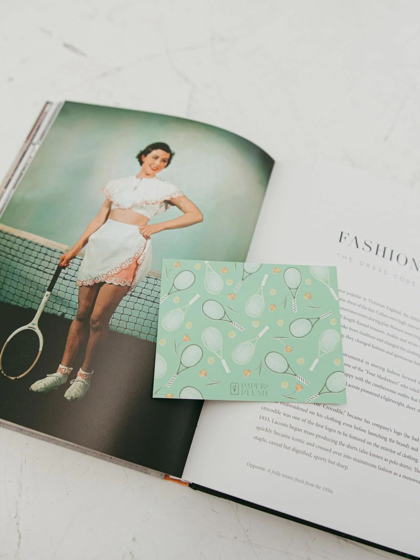 Three of my favorite things: tennis, fashion and stationery!

📷 by @abbyrosephoto_