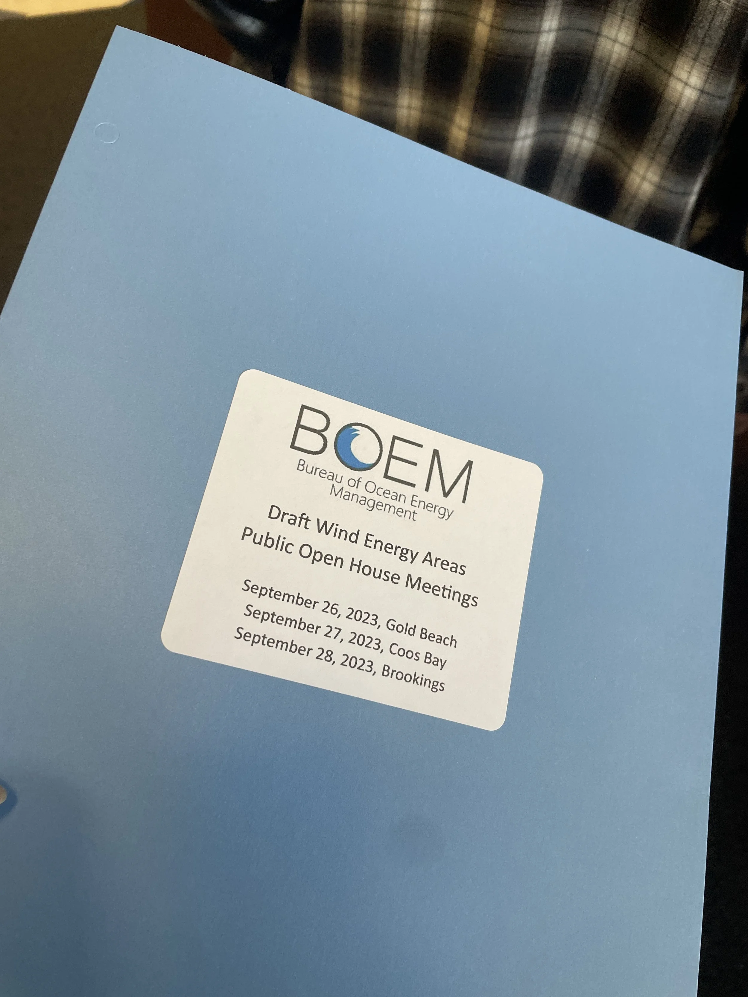 Large-Scale Ocean Wind Farms: Considerations for Our Coastal Community's Future