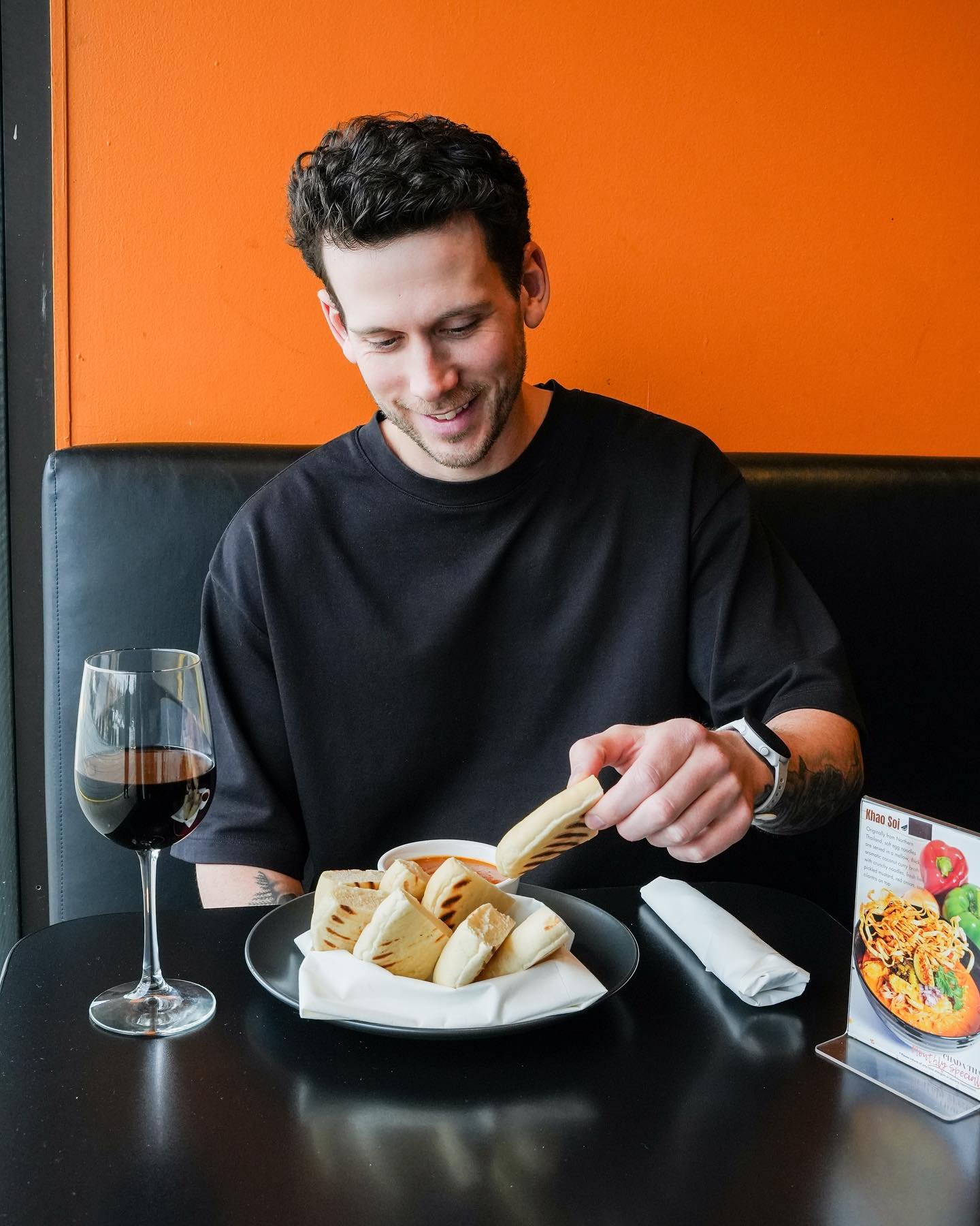 Summers here and so is your favourite snack! ☀️ We&rsquo;re kicking off the season the tastiest way we know how, with our June special: warm, fluffy pita served with house-made peanut sauce 🥜🔥

Creamy, savoury, with just the right touch of heat &md