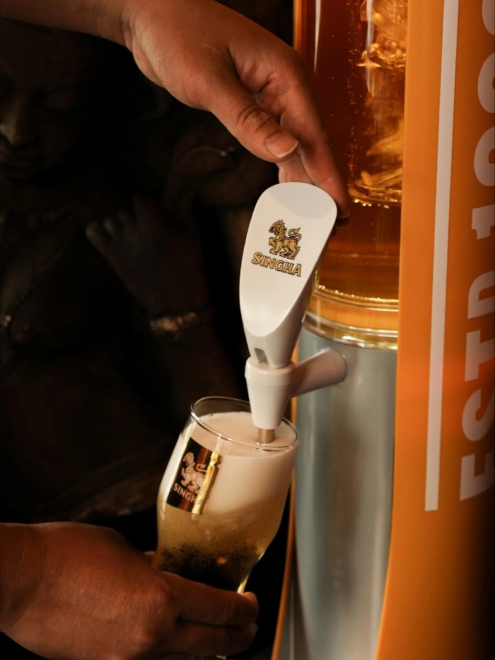 Grab your crew and get ready to raise the ultimate toast with our Singha Beer Tower! With a 2L minimum and 3L max, it&rsquo;s the perfect way to share cold, refreshing brews with your favourite people (19+ only, of course ). What makes it even cooler