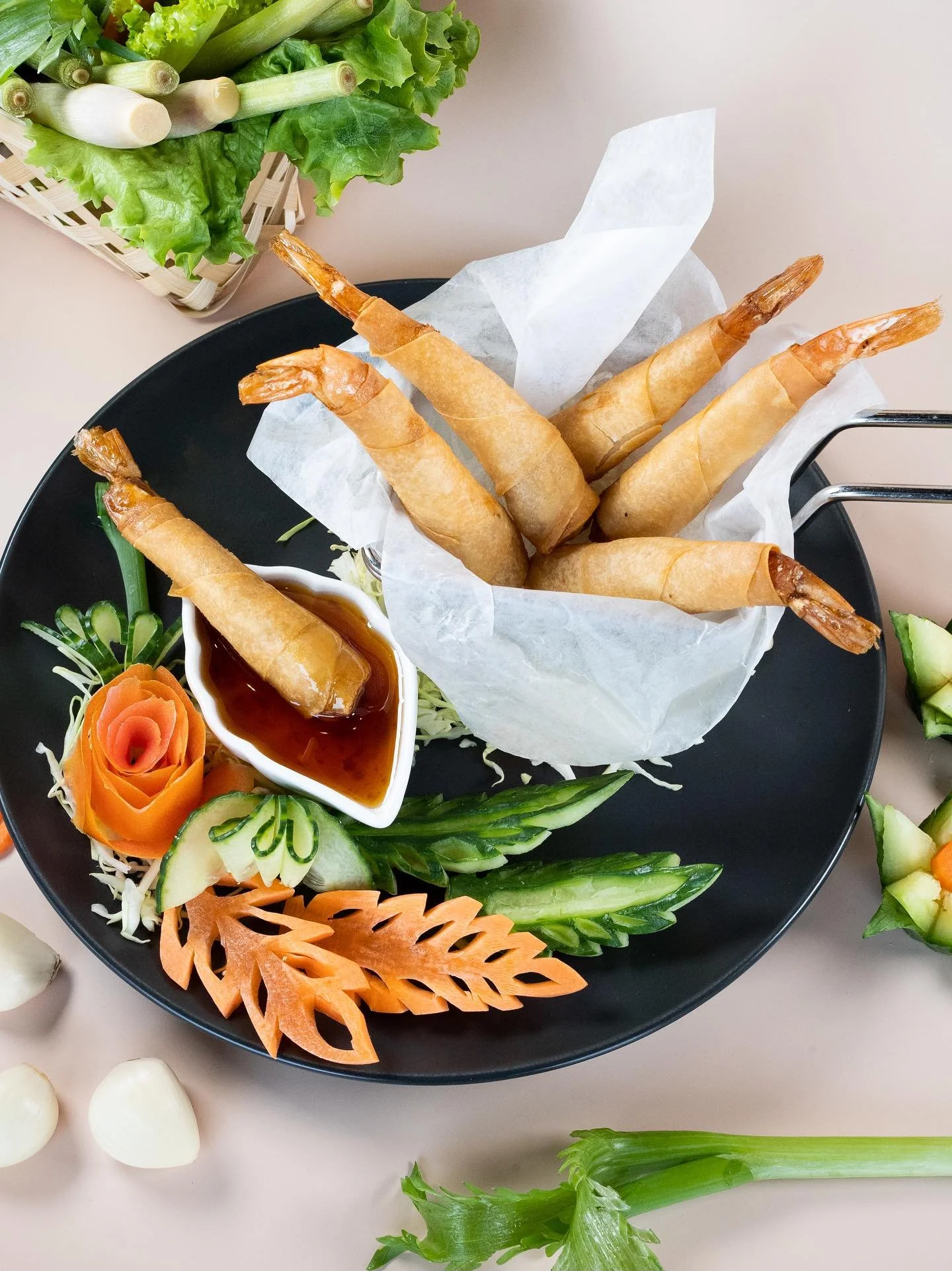 Rollin&rsquo; into flavour town! Say hello to your new crave-worthy obsession &ndash; our Tiger Prawn Roll! 6 pieces of deep-fried golden crispy goodness, each bite packed with juicy tiger prawn perfection.
⁣
🐯 Crunchy.
🦐 Savoury.
💯 Totally irresi