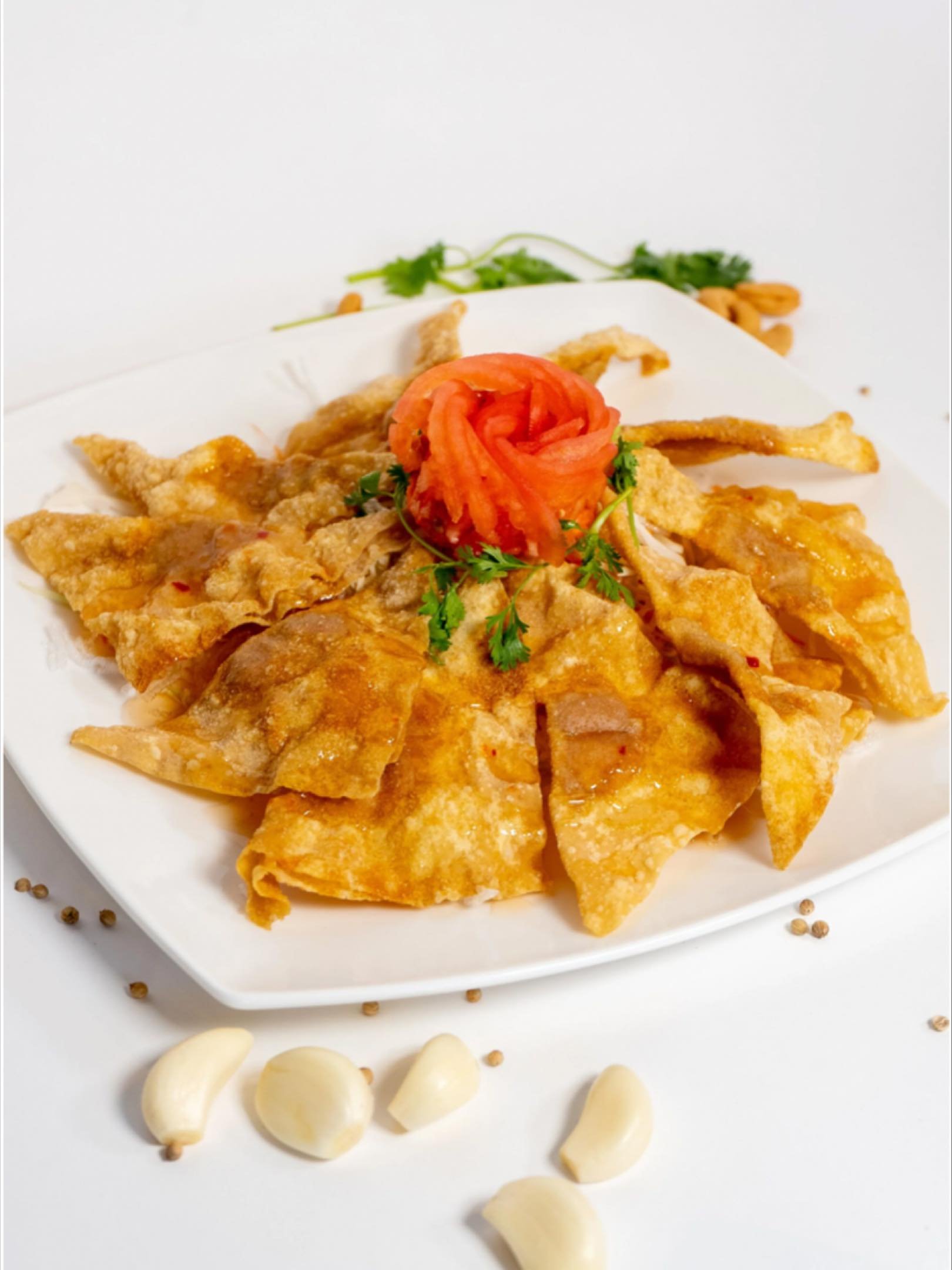 Crispy perfection in every bite! Our Crispy Wraps are a customer favourite &mdash; golden, deep-fried wontons filled with carrot and sweet potato, served with our signature sweet chili sauce. 🥕🍠🔥

Light, crunchy, and full of flavour &mdash; the pe