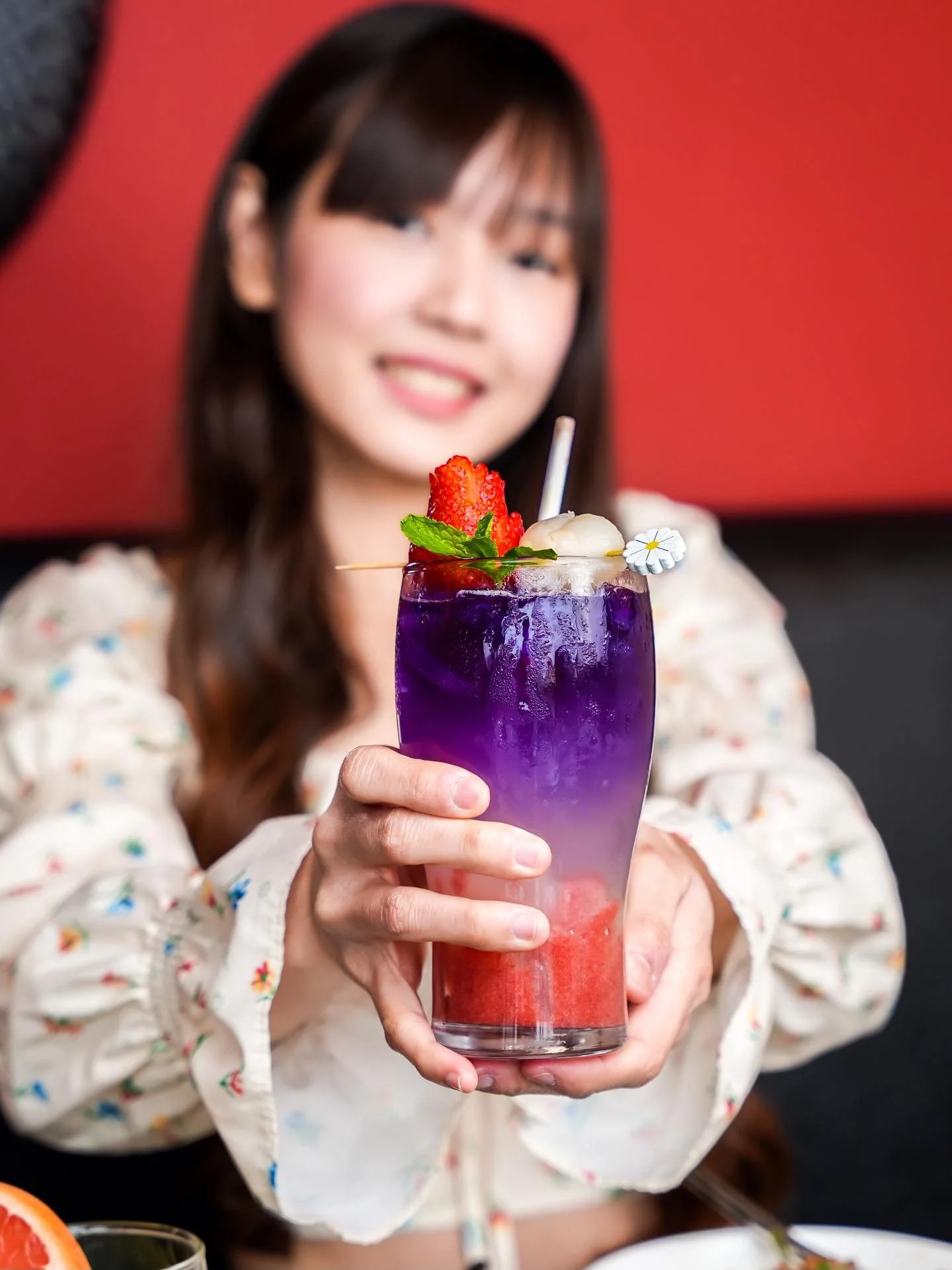 Just in time for spring. 💜 Meet our Royal Orchid Sparkle &mdash; the prettiest sip of the season! Juicy strawberries and sweet lychee dance together with delicate butterfly pea flower, creating that mesmerizing purple glow you have to see to believe