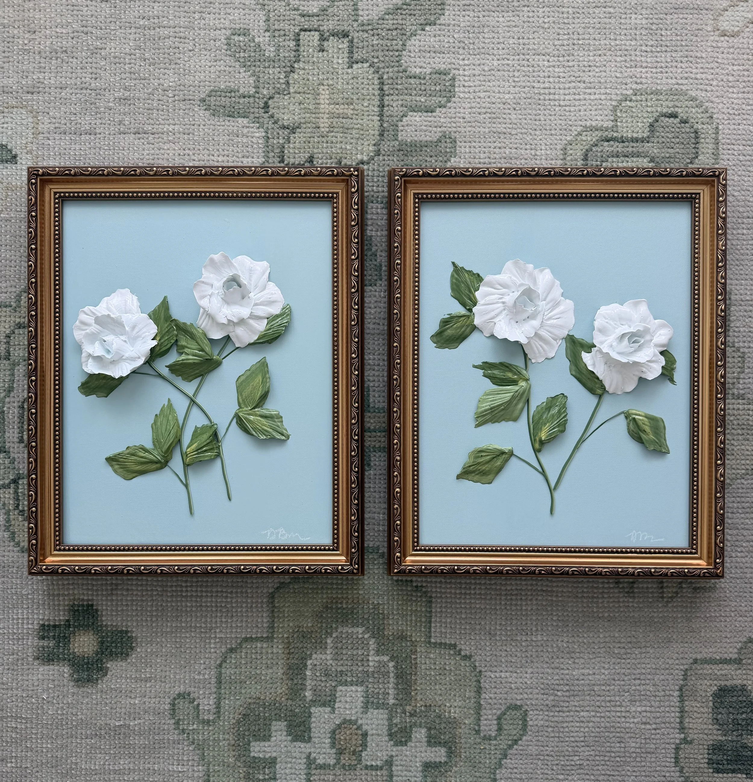 Light Blue Roses III & IV
