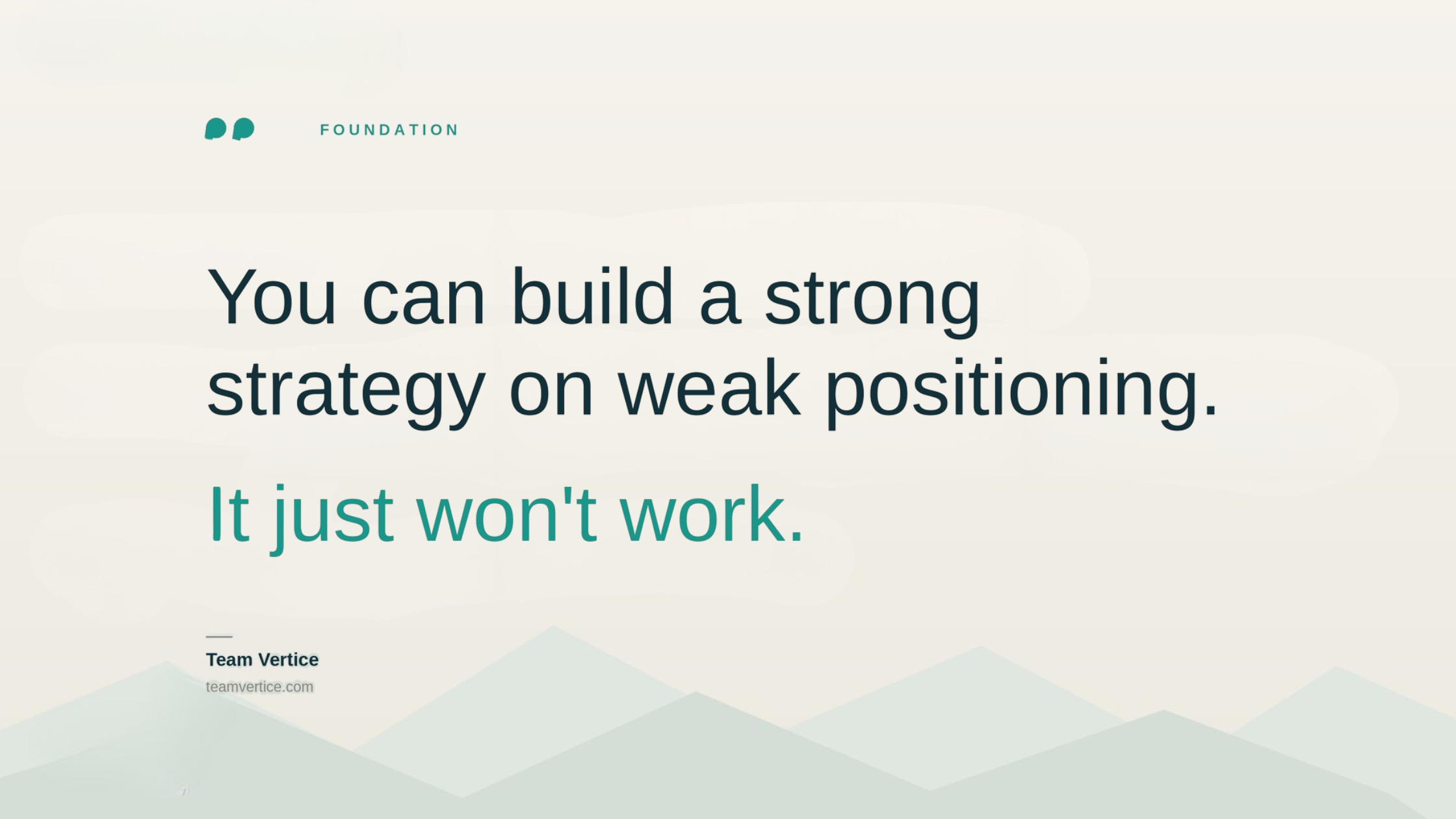 Why Positioning Breaks Before Strategy Does&nbsp;