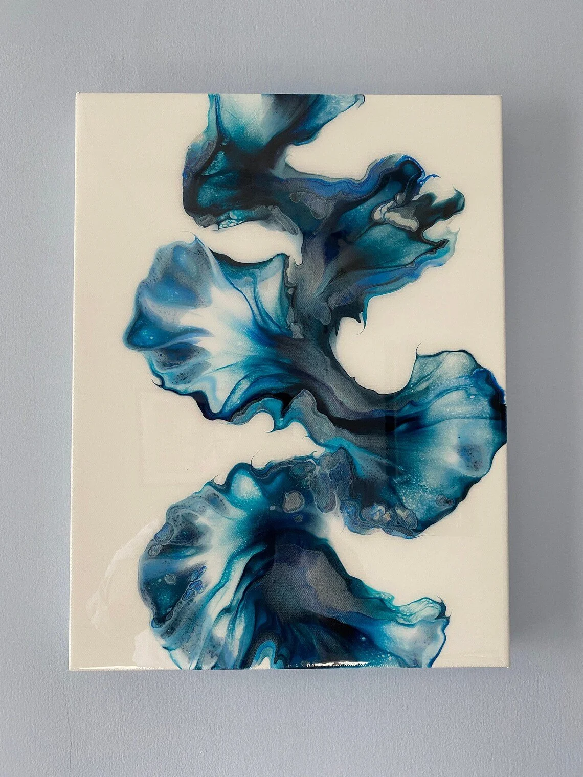 September: Acrylic Pour Dutch Pour