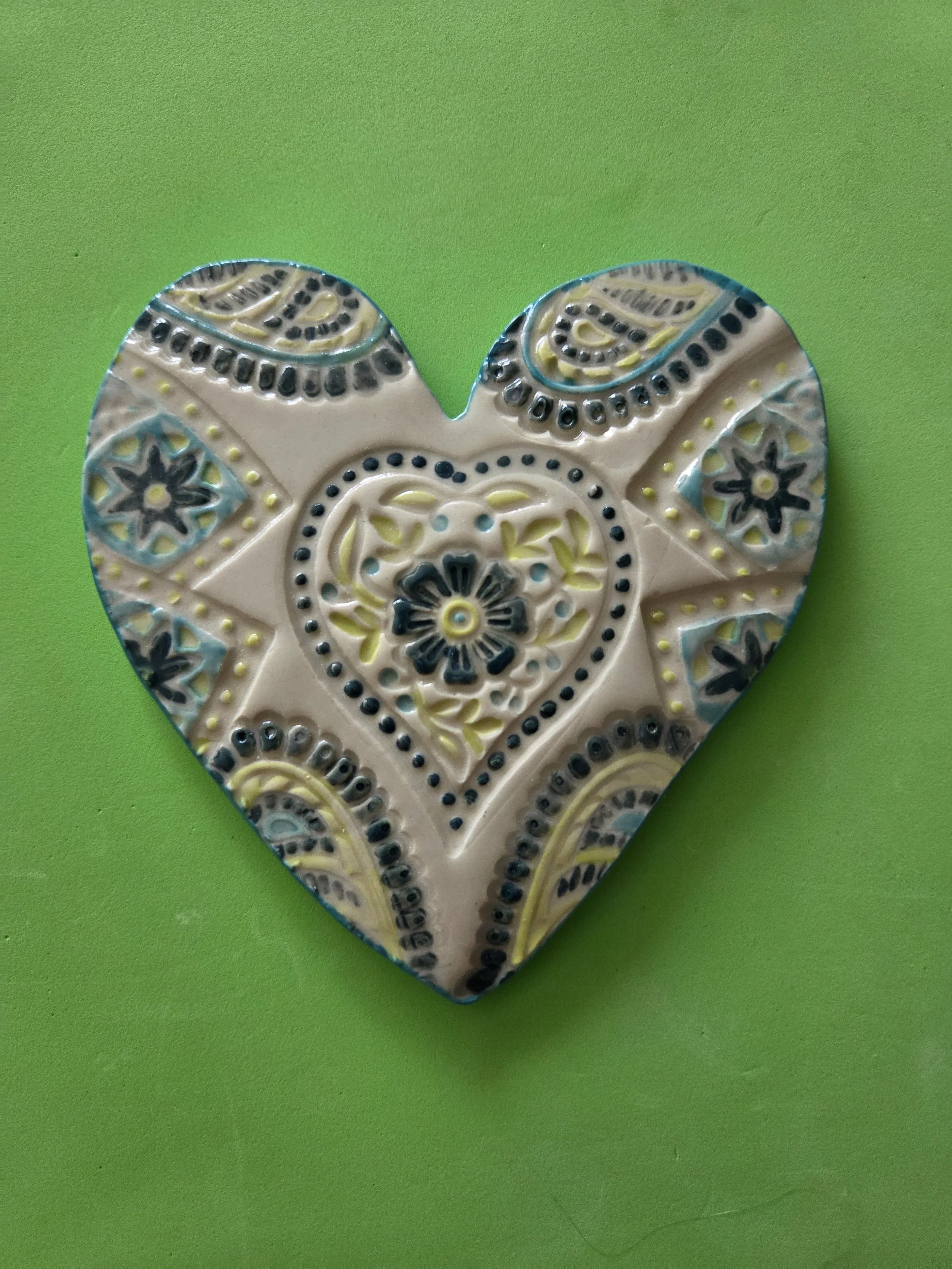 May: Hand-Building Class – Heart Wall Plaque or Trivet