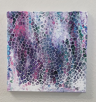 Chameleon Cell Acrylic Pour Workshop