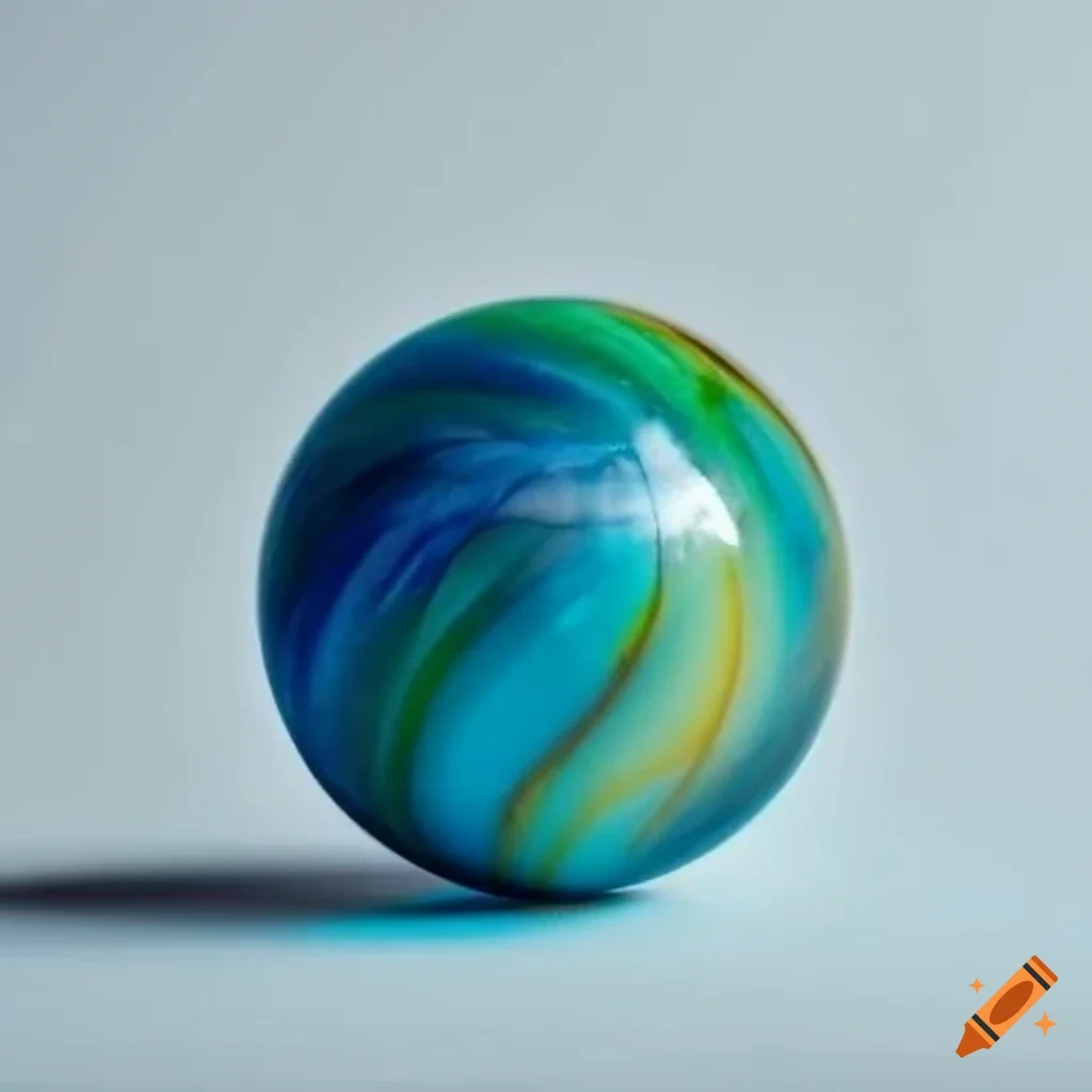 November: Colored Pencil Marble