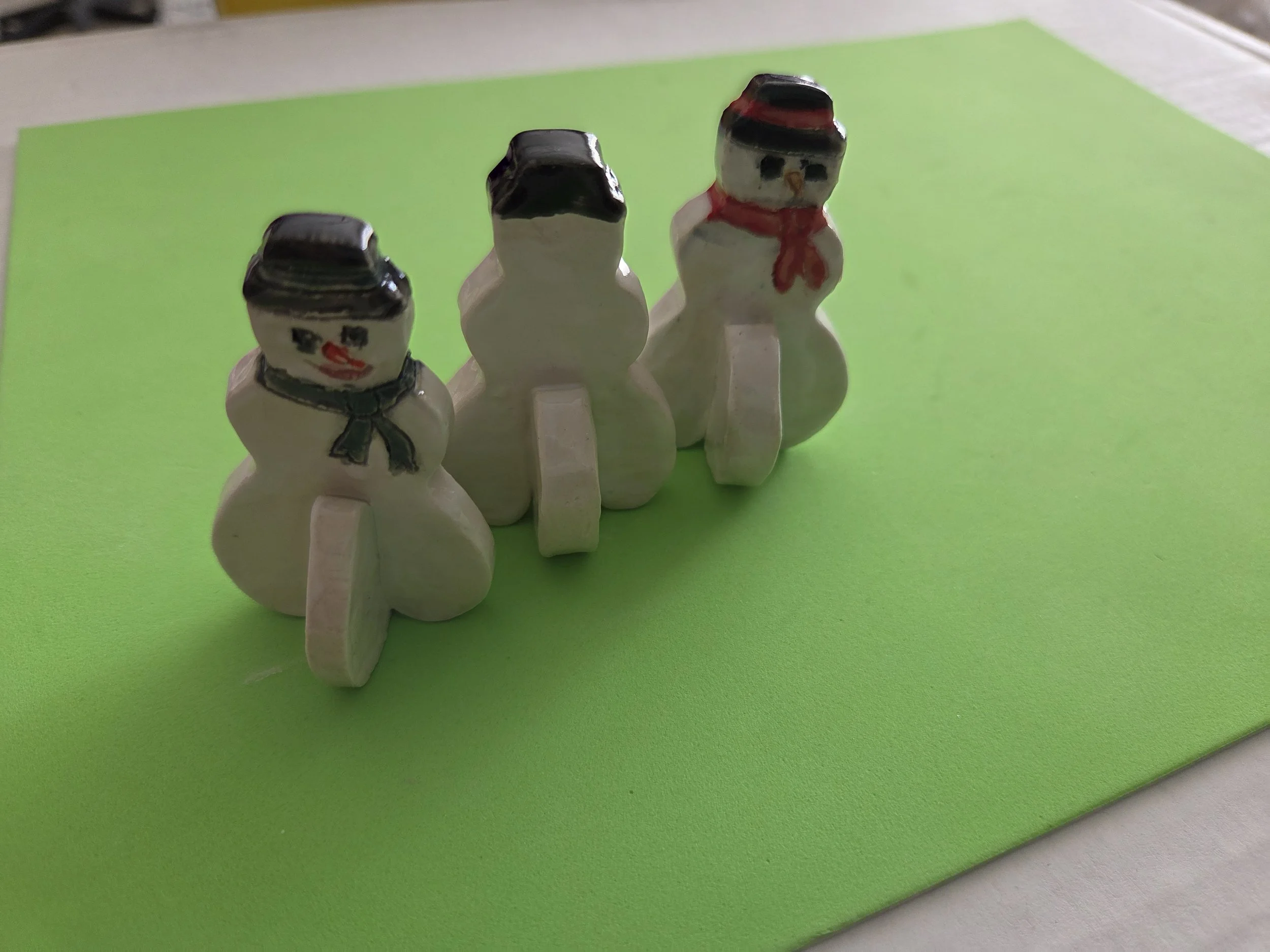 January: Hand-Building Class – Mini Snowman