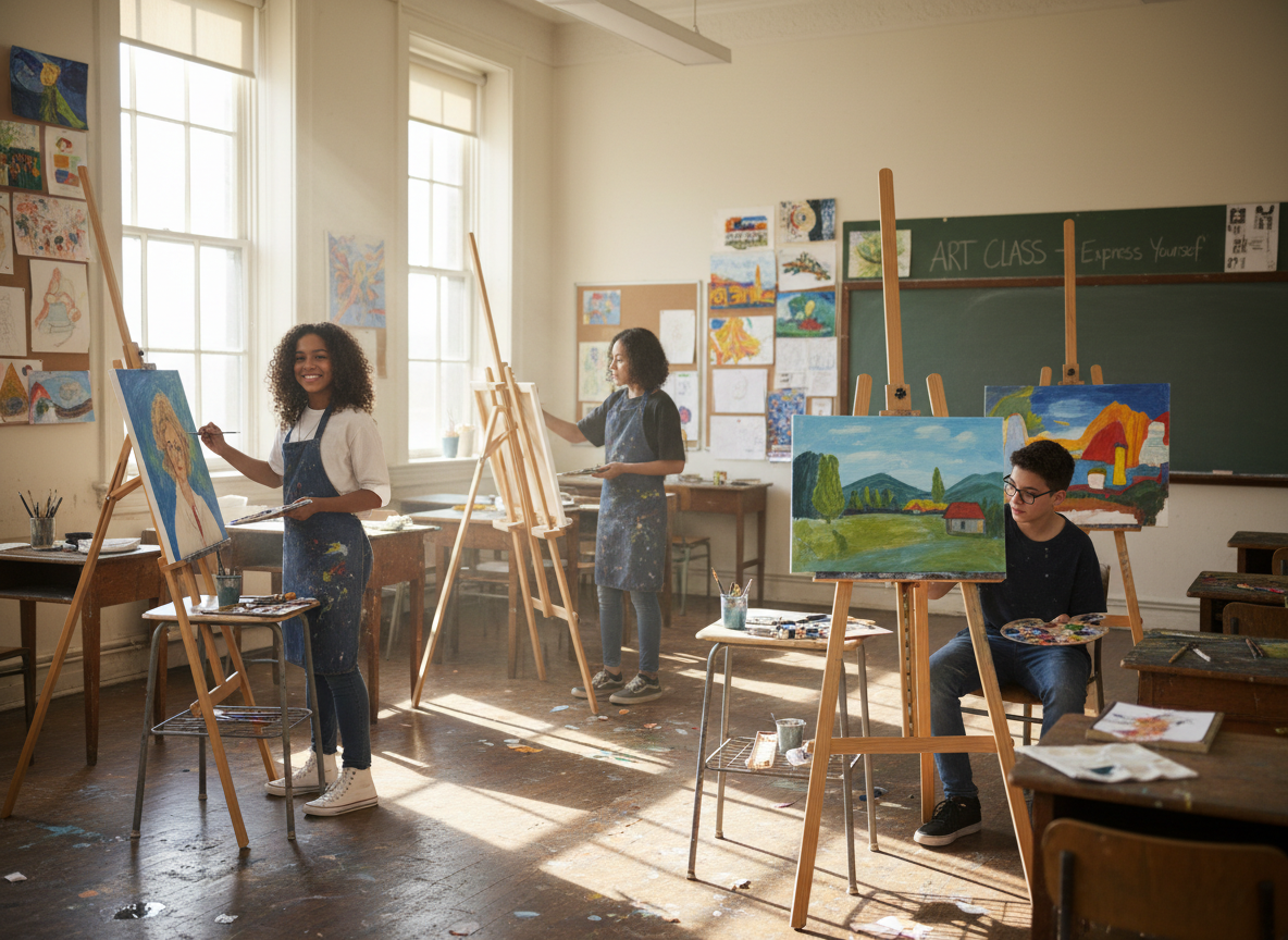 Homeschool Spring Art: Grades 5-12