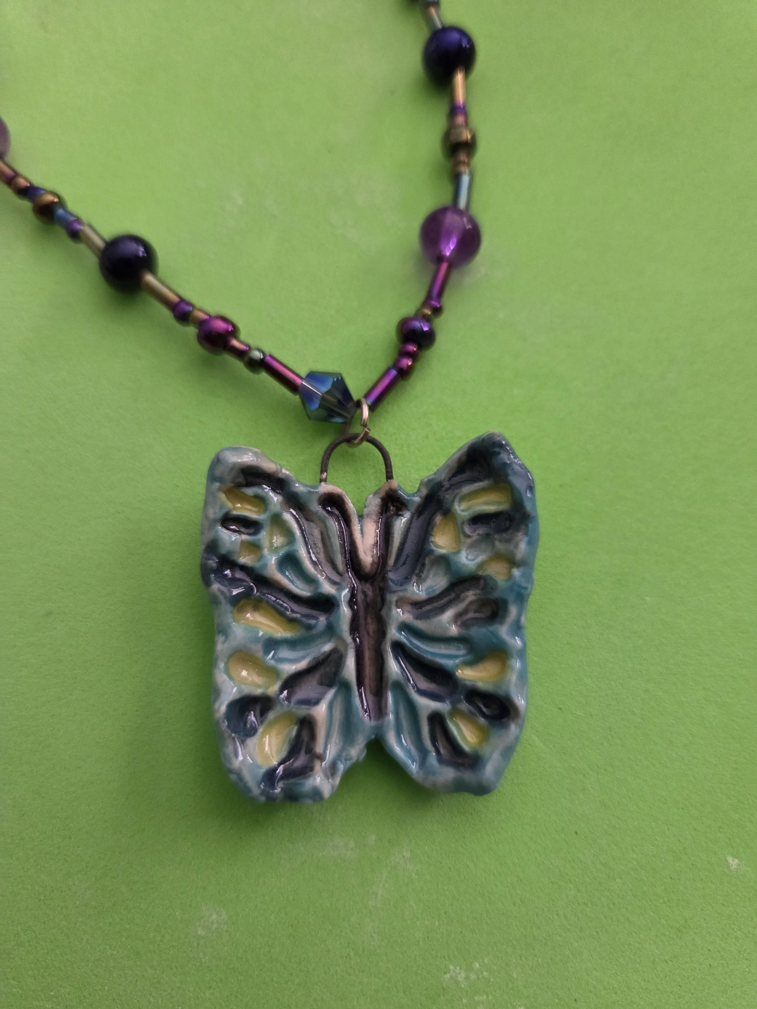 June: Hand-Building Class – Butterfly Pendant