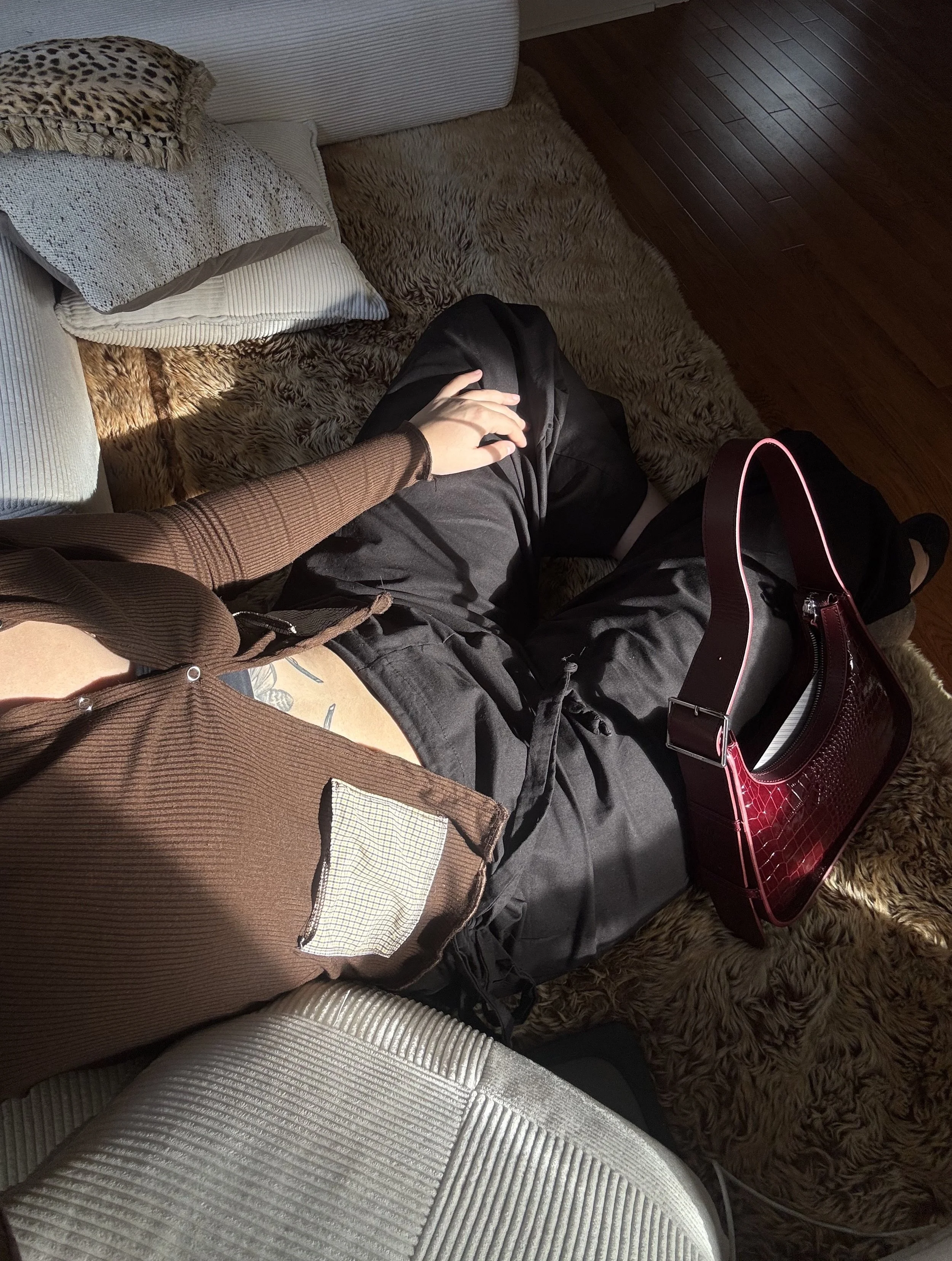 Tie me up Pants in Black n.3