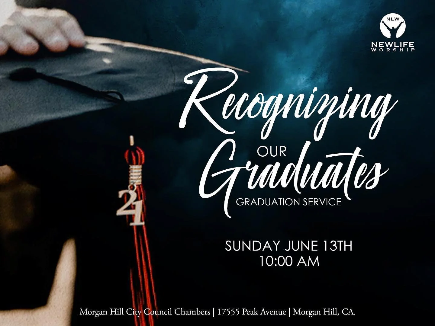 Join us tomorrow at 10:00 am as we honor and celebrate our graduates, the Class of 2021! Remember our new location at the Morgan Hill City Council Chambers in Morgan Hill, CA. See you tomorrow morning! 
&bull;
&bull;
&bull;
&bull;
#HonoringOurGraduat