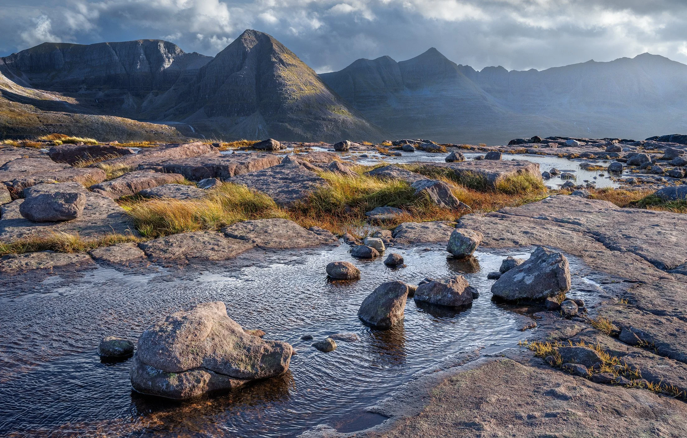 Sail Mhor (Beinn Eighe) & Liathach from Beinn a' Chearcaill