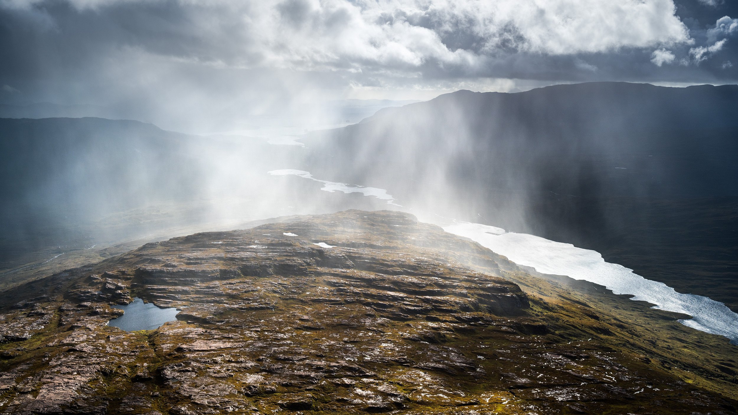 Rain Showers from Beinn Dàmh