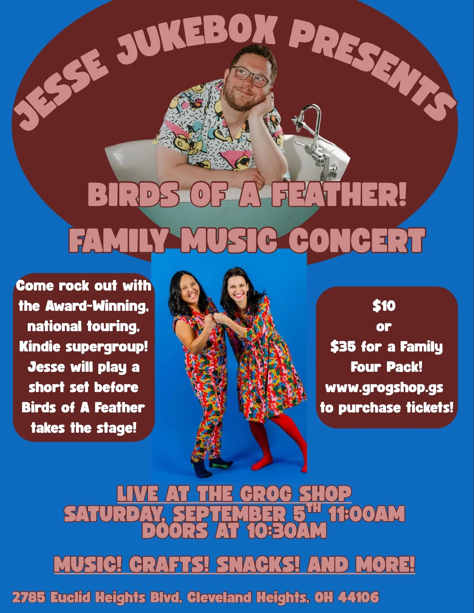 Grog Shop w/Birds of a Feather!