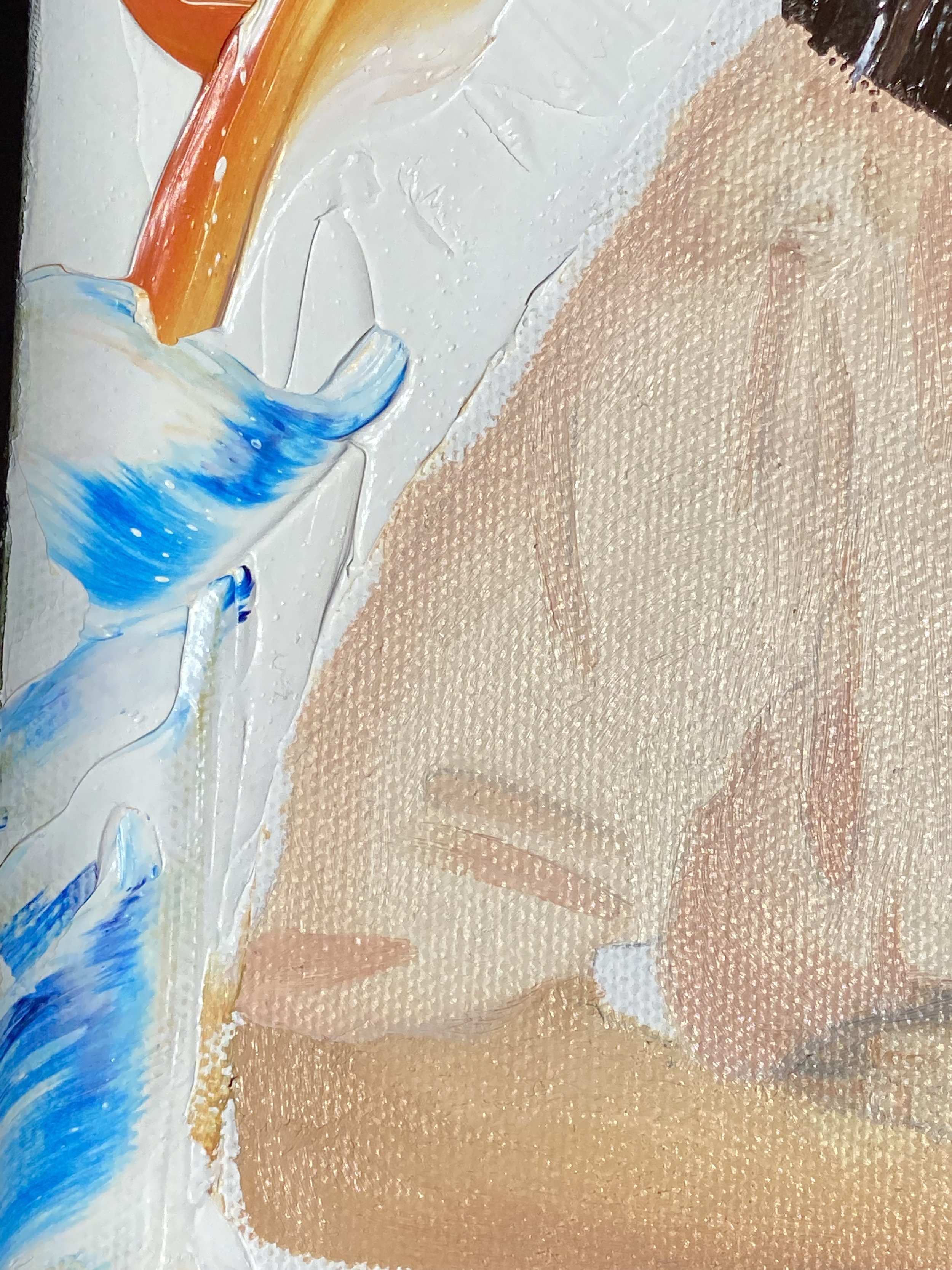 "Contrast" oil paint on canvas