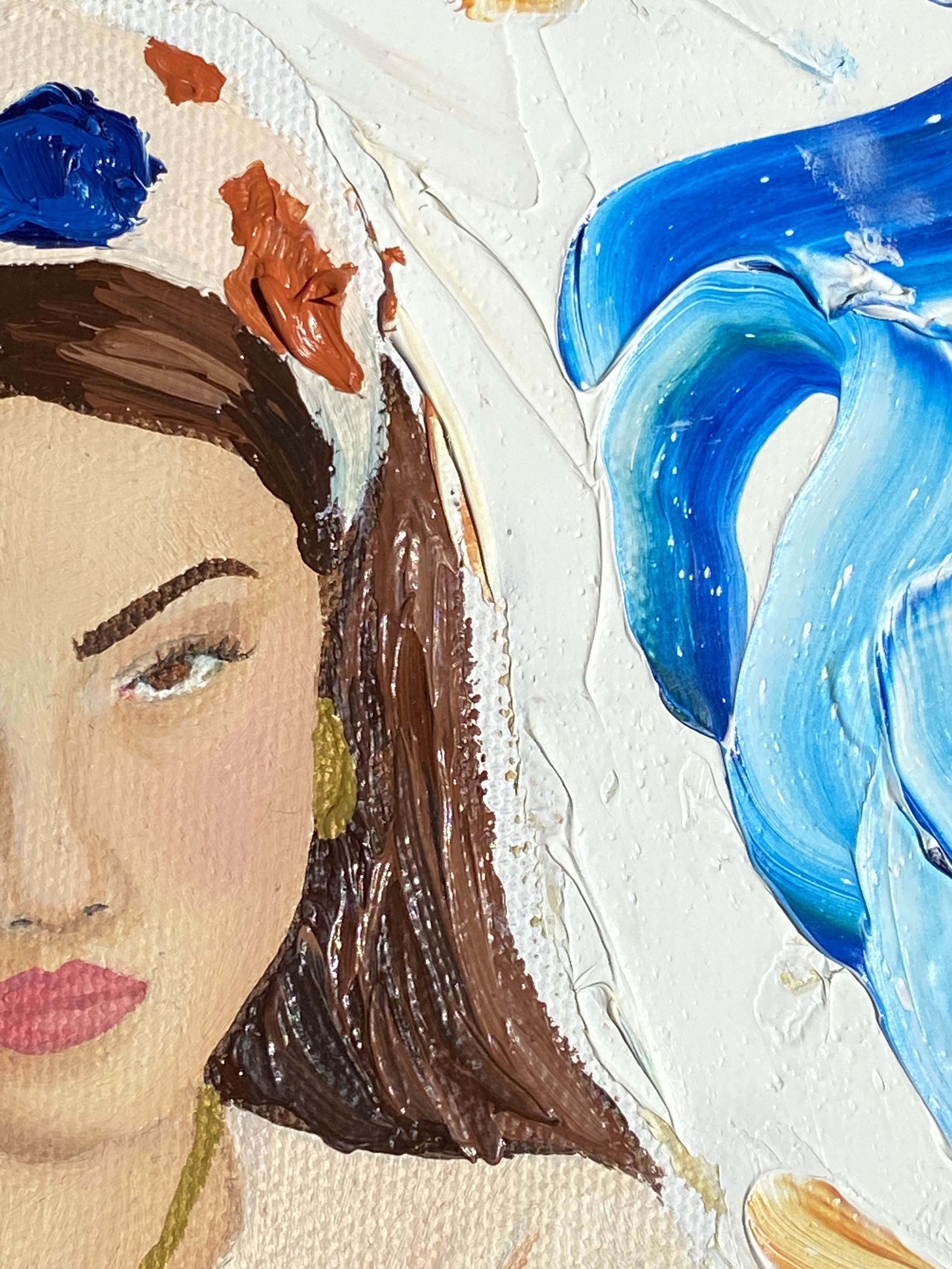 "Contrast" oil paint on canvas