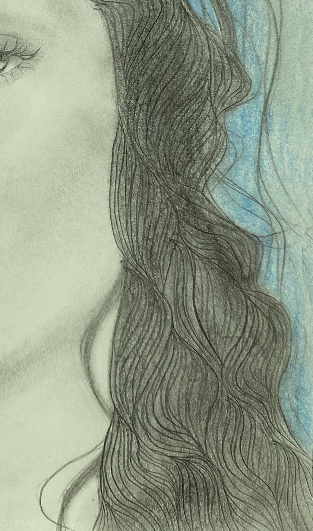 Heavenly, pencil on paper, 2022
