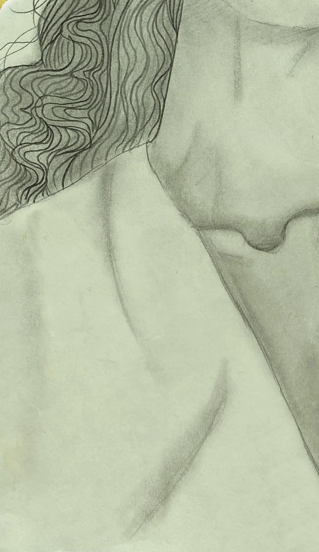 Boldly Soft, pencil and marker on paper, 2022