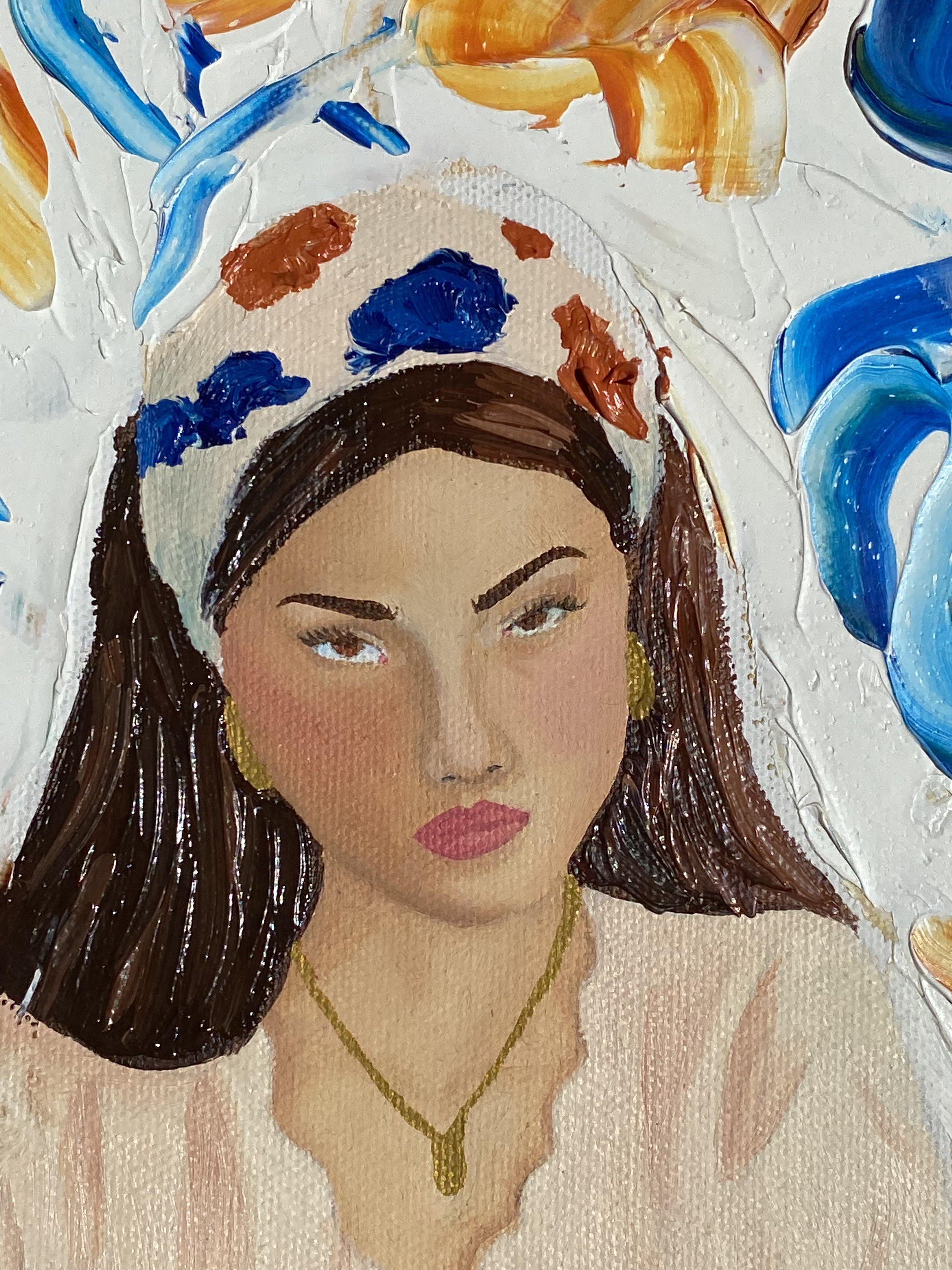 "Contrast" oil paint on canvas