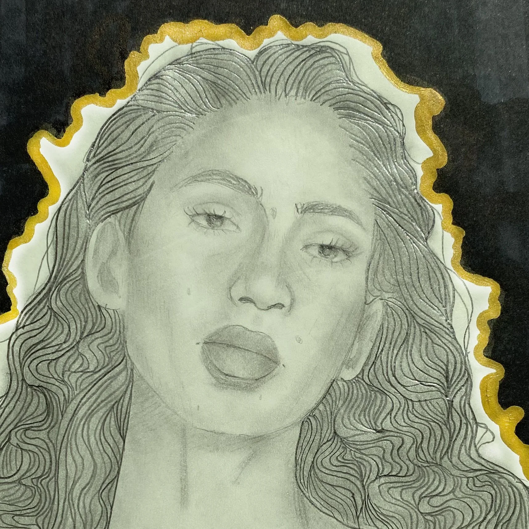 Boldly Soft, pencil and marker on paper, 2022