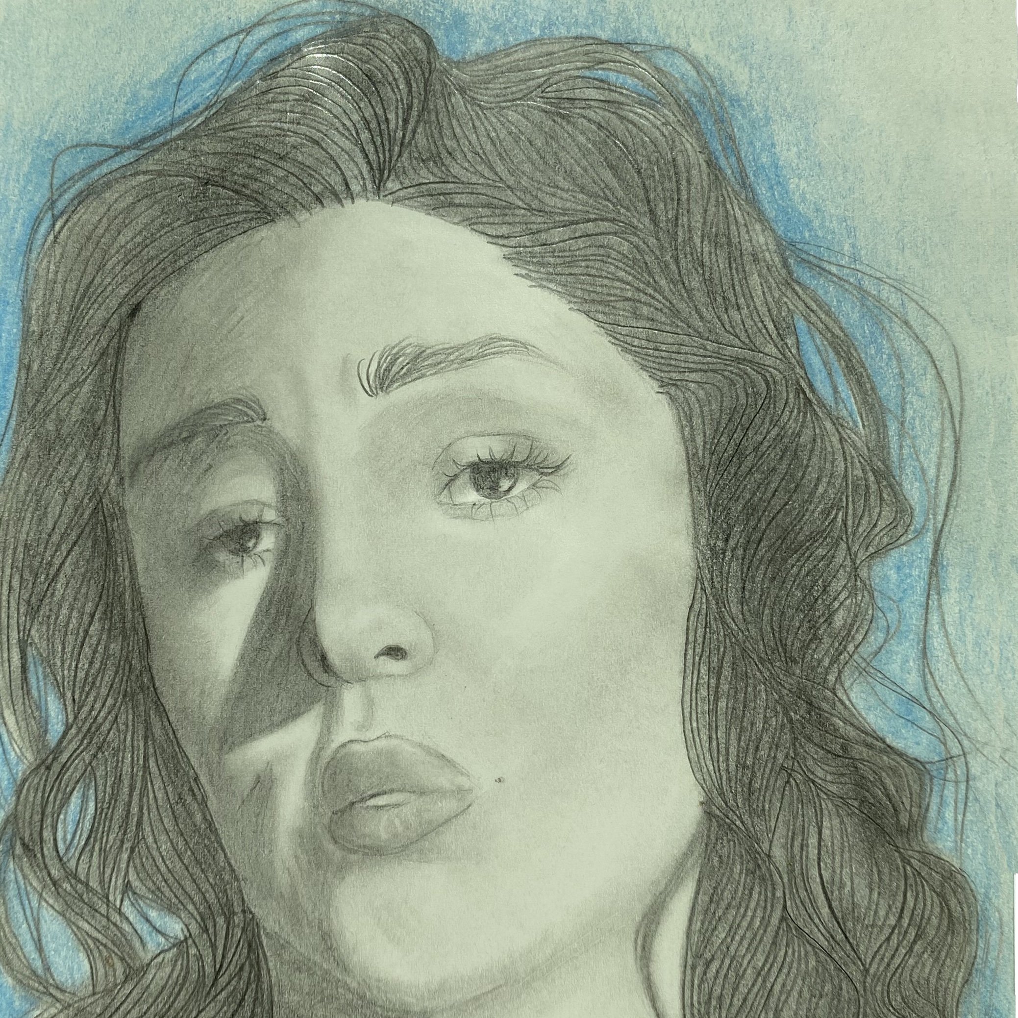 Heavenly, pencil on paper, 2022