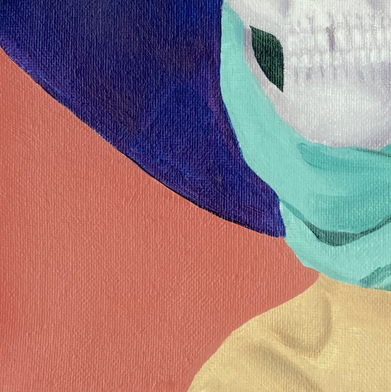 Masked, oil paint on canvas, 2021