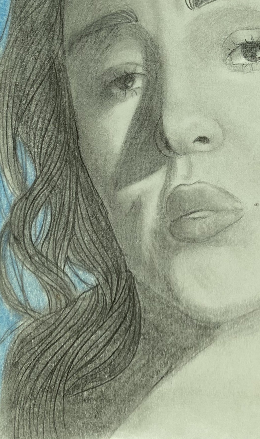 Heavenly, pencil on paper, 2022
