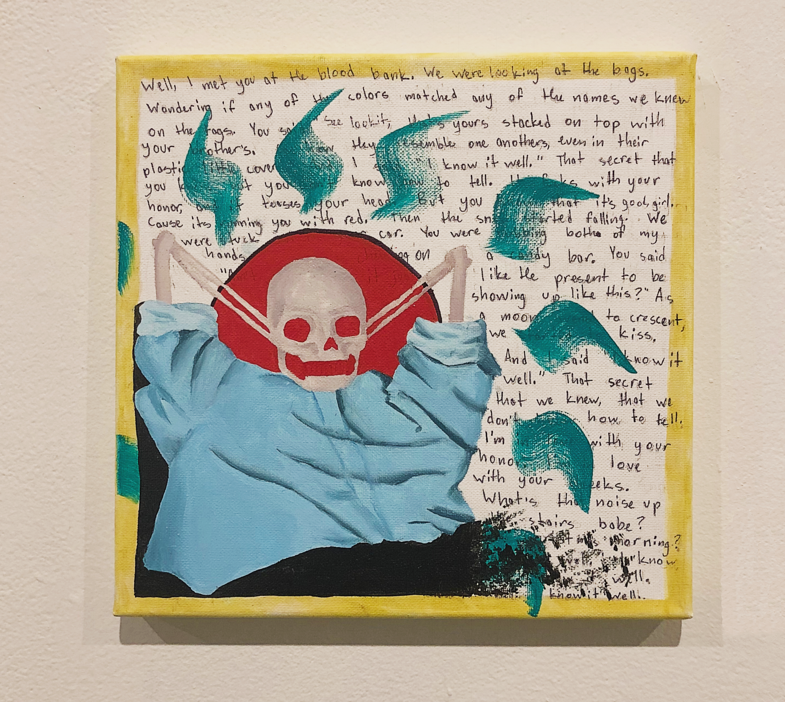 Rising Sun, oil on canvas, 2020