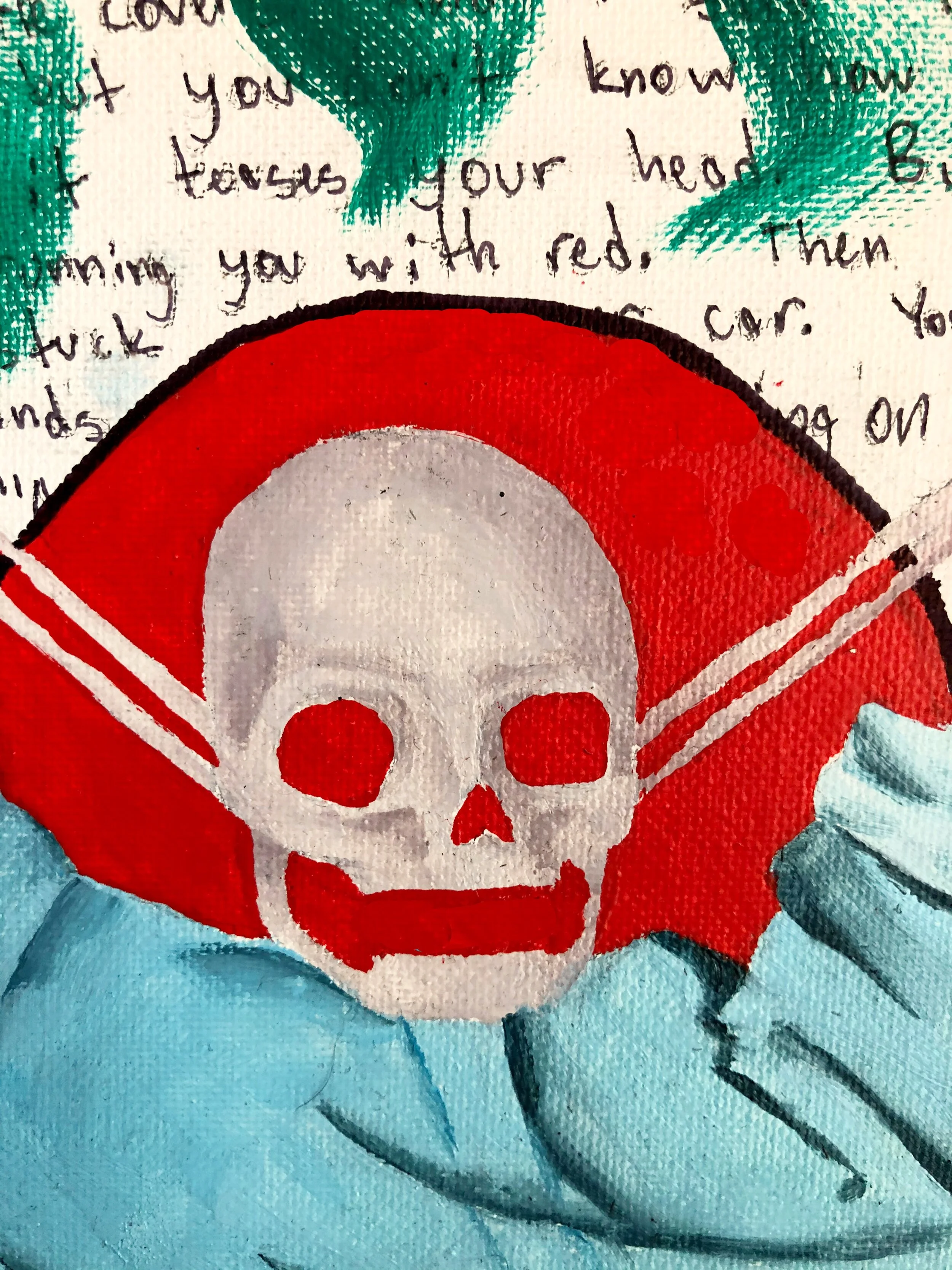 Rising Sun, oil on canvas, 2020