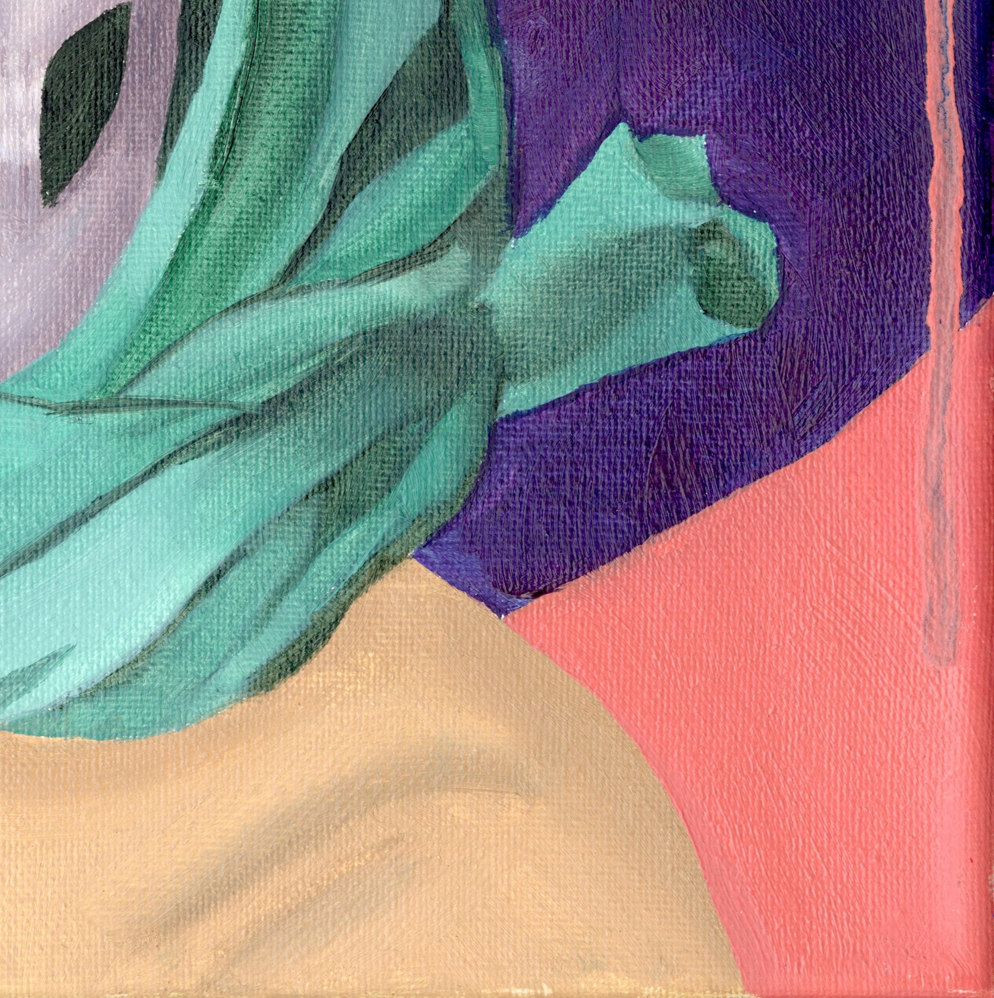 Masked, oil paint on canvas, 2021