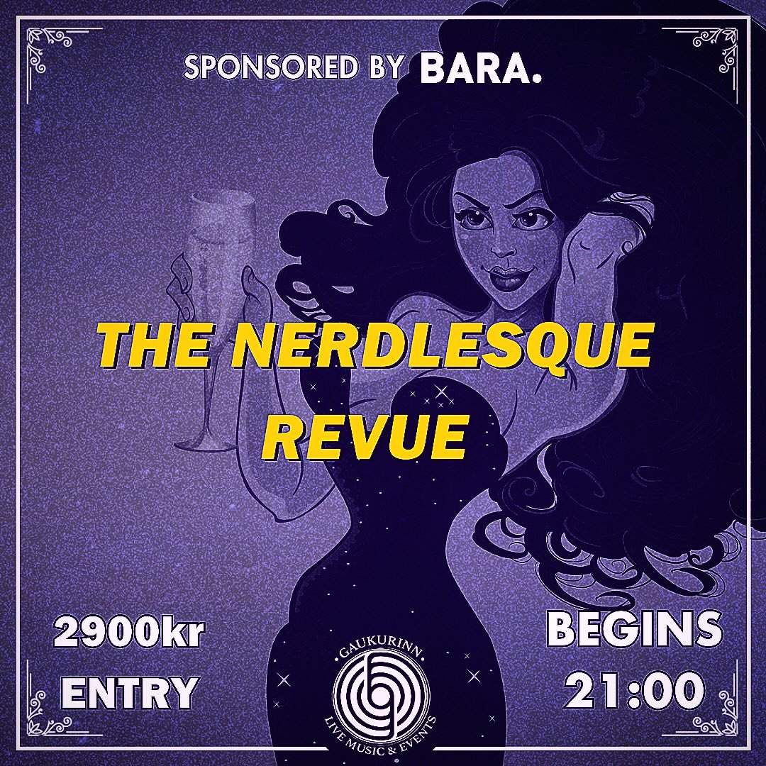 Get ready for The Nerdlesque Revue! 👯&zwj;♀️
The burlesque, drag, and music variety show inspired by pop culture ✨ 
Jessica Rabbit sings live? Of course! Puss in Boots go-go dances? Why yes! Dorothy Gale gets naughty? But indeed! 
Join us for a line