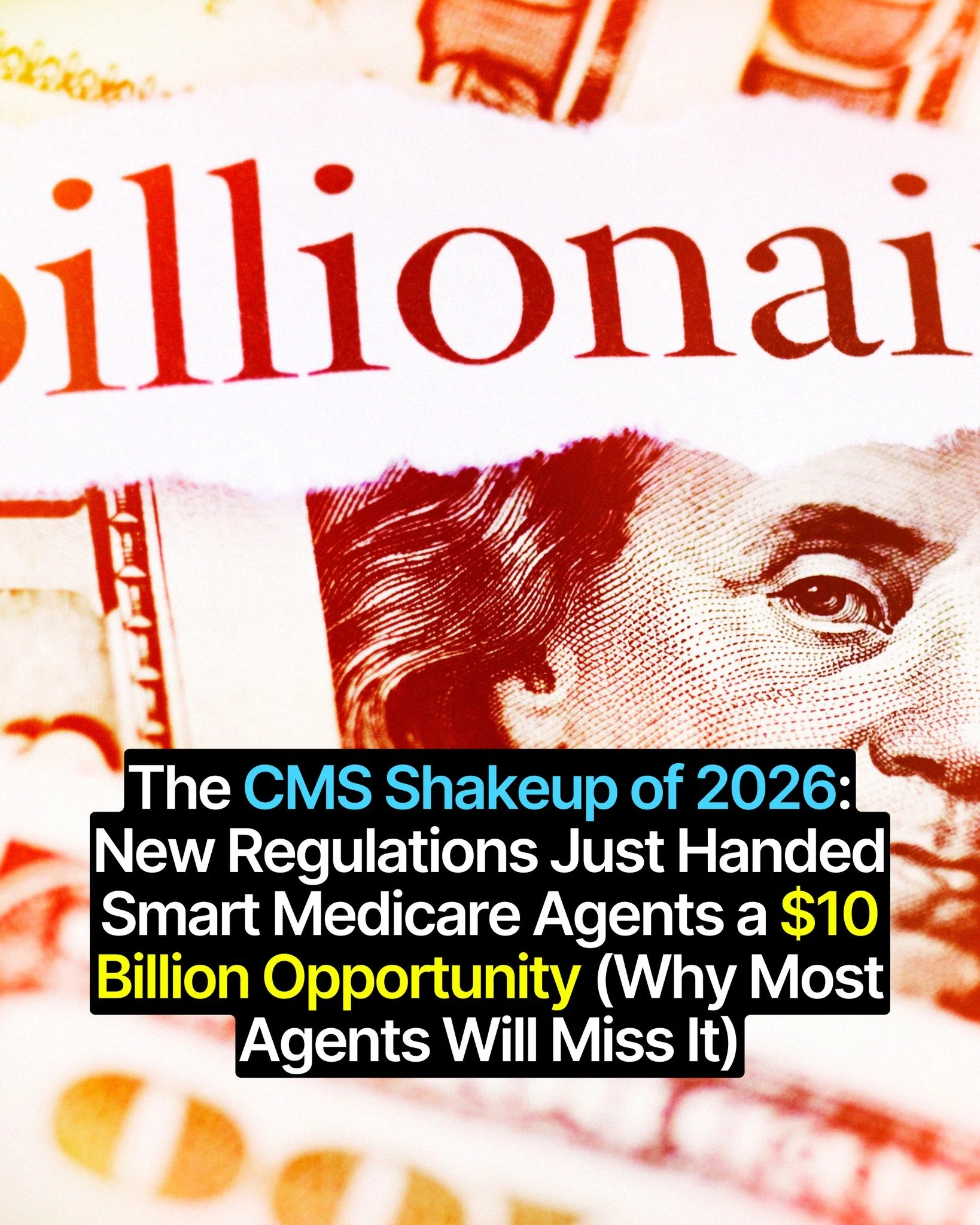 Everyone's panicking about the new CMS rules. But what if I told you they just handed you a $10 billion opportunity? Most agents will miss it. Will you?

📲 Check the BLOG in bio ✔️