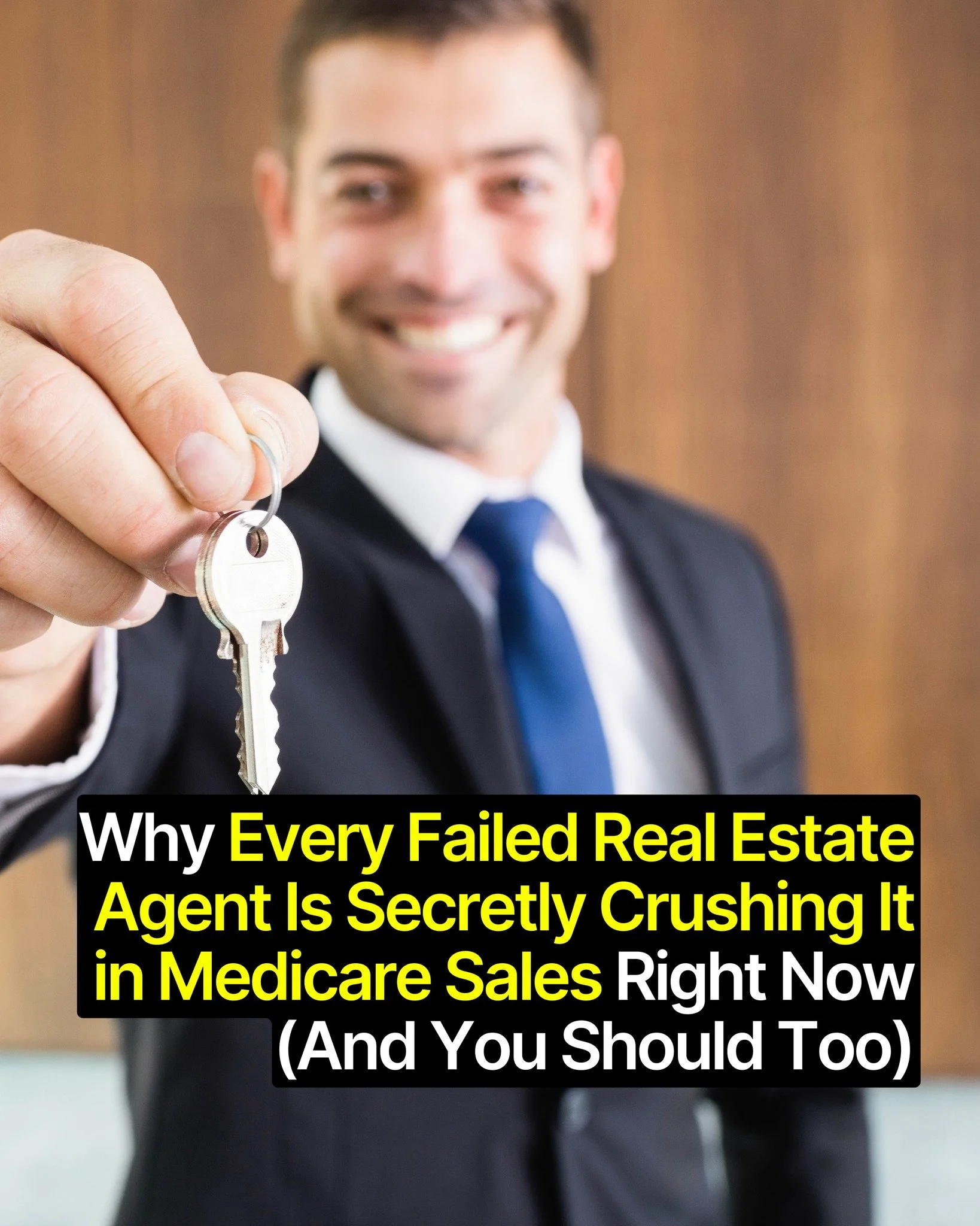 ‼️ Plot twist: your real estate friends aren't actually "taking time off" right now. They're crushing it in Medicare sales and just don't want you to know.

While you're out here showing houses to tire-kickers who ghost after 47 showings, t