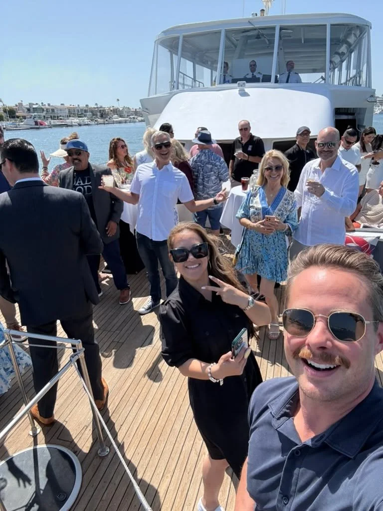 Just had to take a moment to throw it back to Legacy's boat party in Newport Beach 🤙💦 summer is creeping in, and we're ready for many more 😎