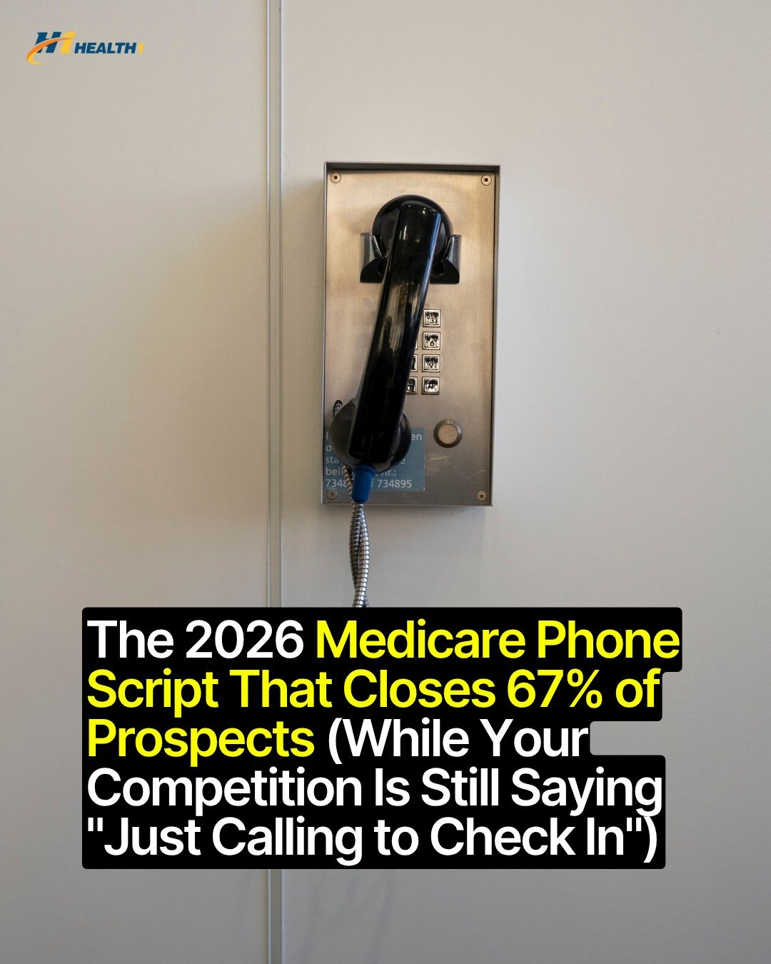 The difference between closing 1 out of 10 Medicare prospects vs. 7 out of 10 comes down to the first 15 seconds of your phone call.

Most agents blow it before they finish saying their name.

Don't be most agents. Read this: LINK IN BIO 👀