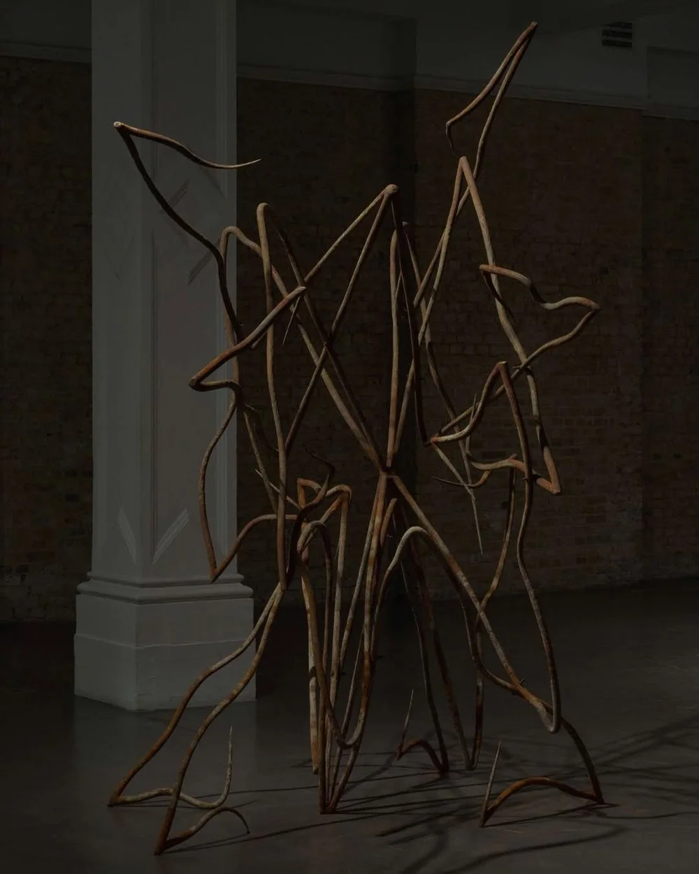 installation shot by another ground of dominique white deadweight exhibition at whitechapel