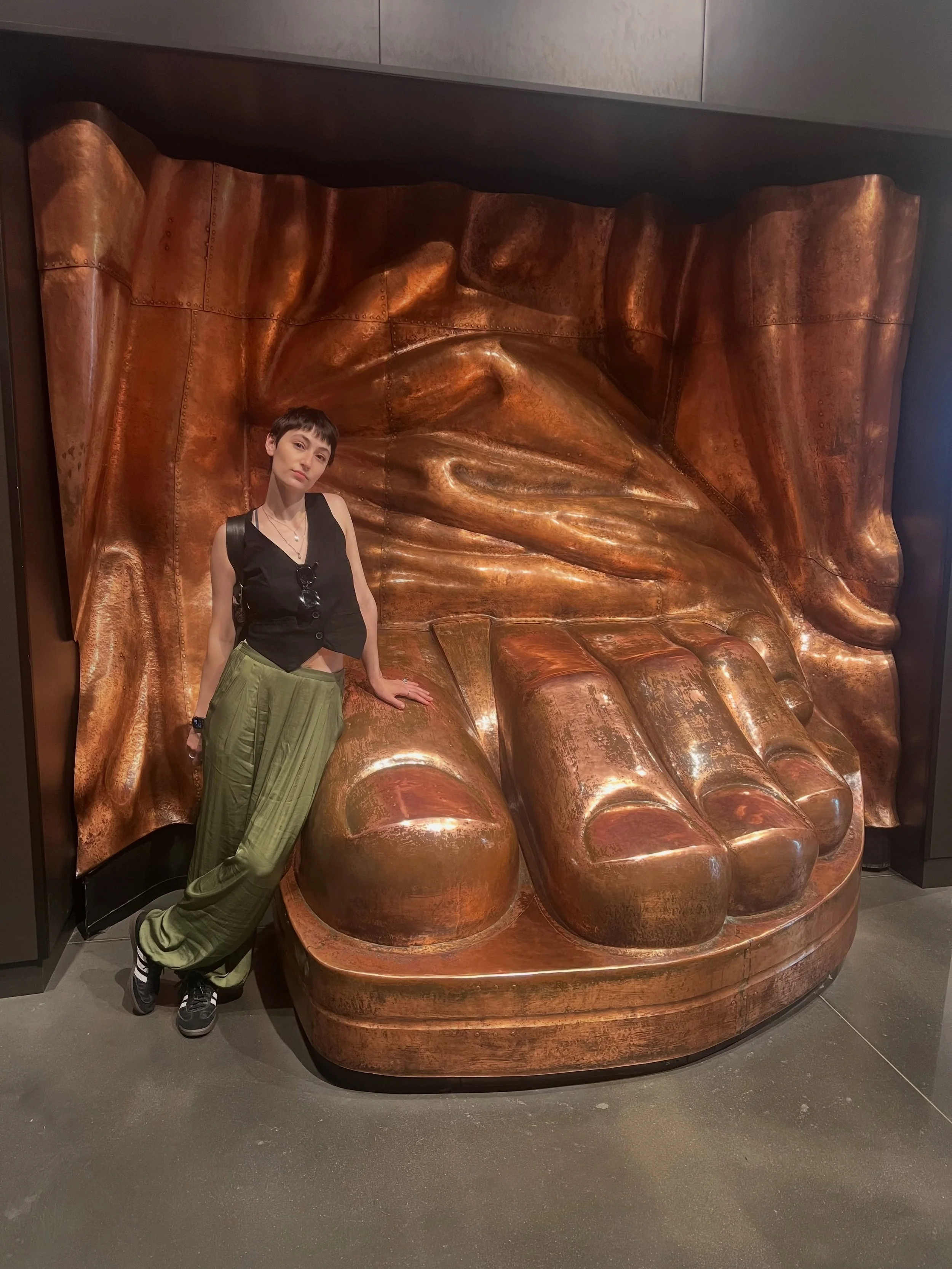 the toe, it haunts me