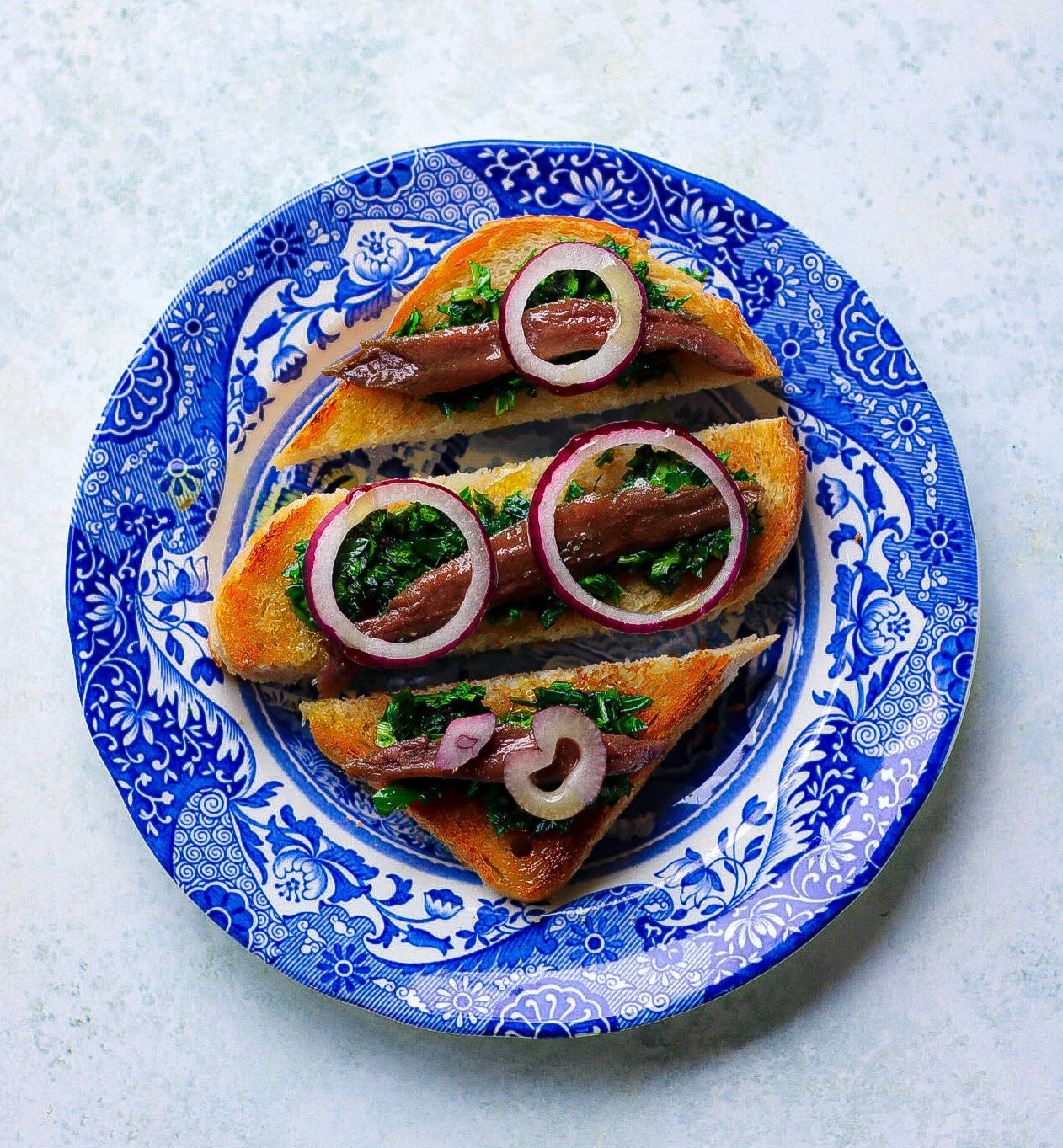 Anchovies on Toast — SMP.