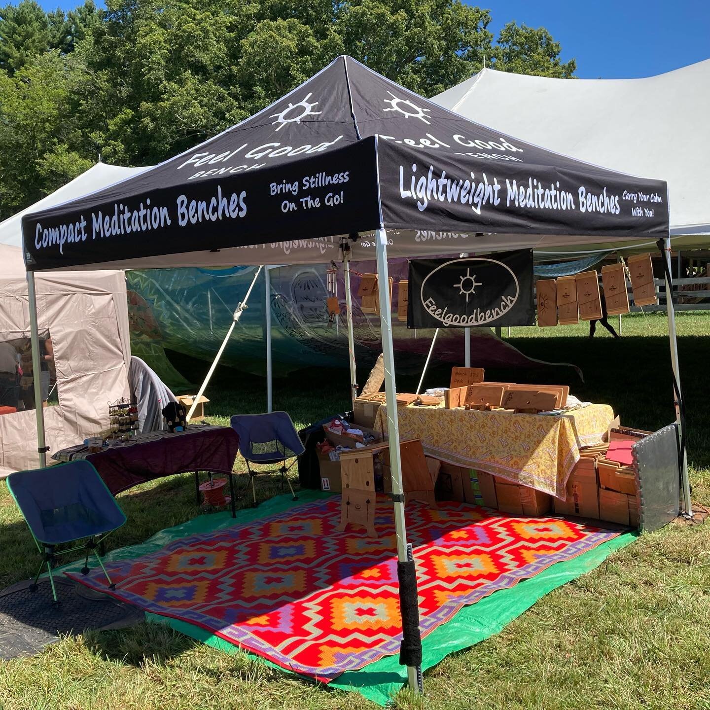 Floyd Yoga Jam Sep 2-5 #feelgoodbench #floydyogajam #yoga #music #yogafeastival #musicfestival #kneelandfeel #meditation #mediationbench #mindfulness #handmade #handcrafted