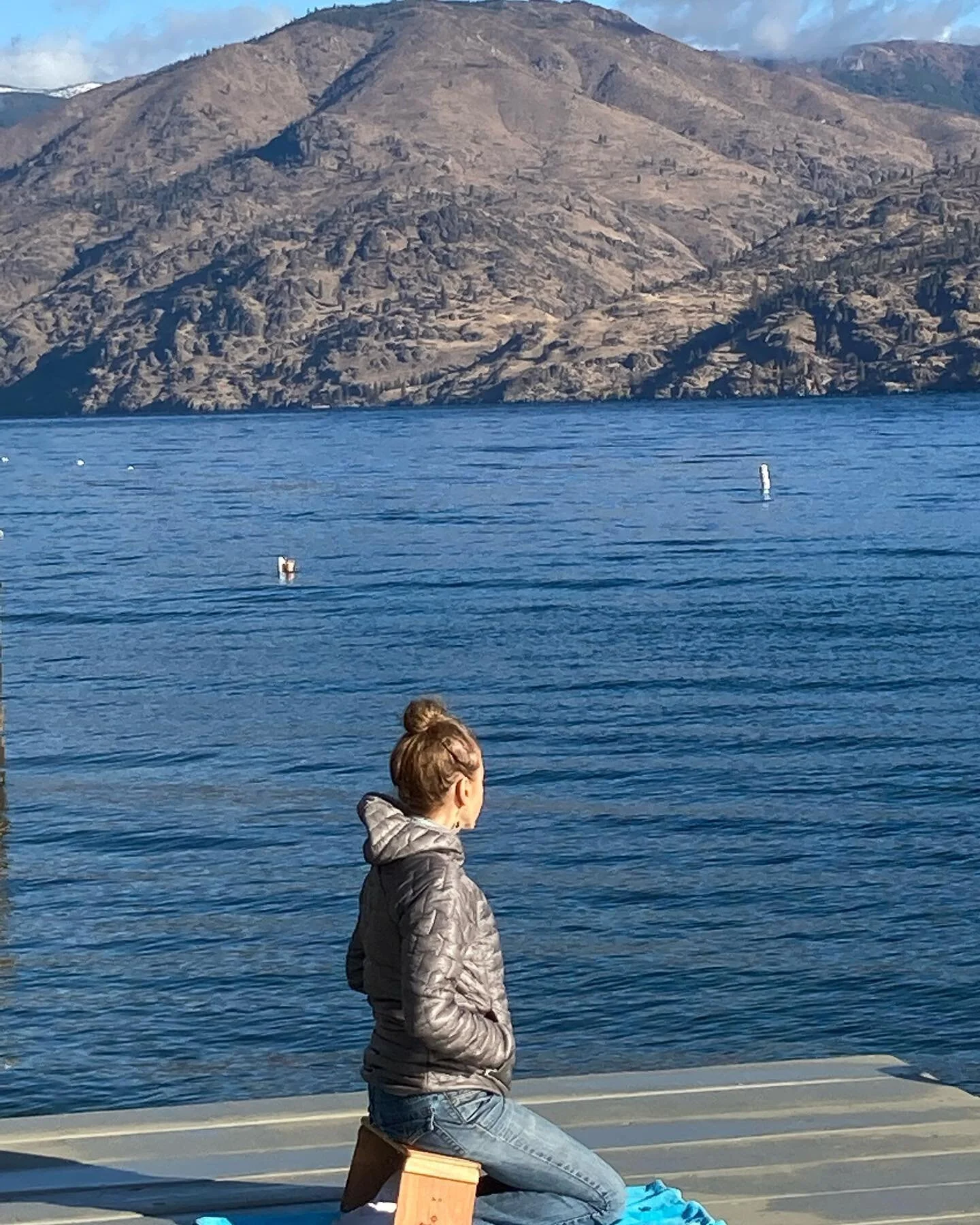 Lake Chelan, WA last fall. Connecting to clear water and air.