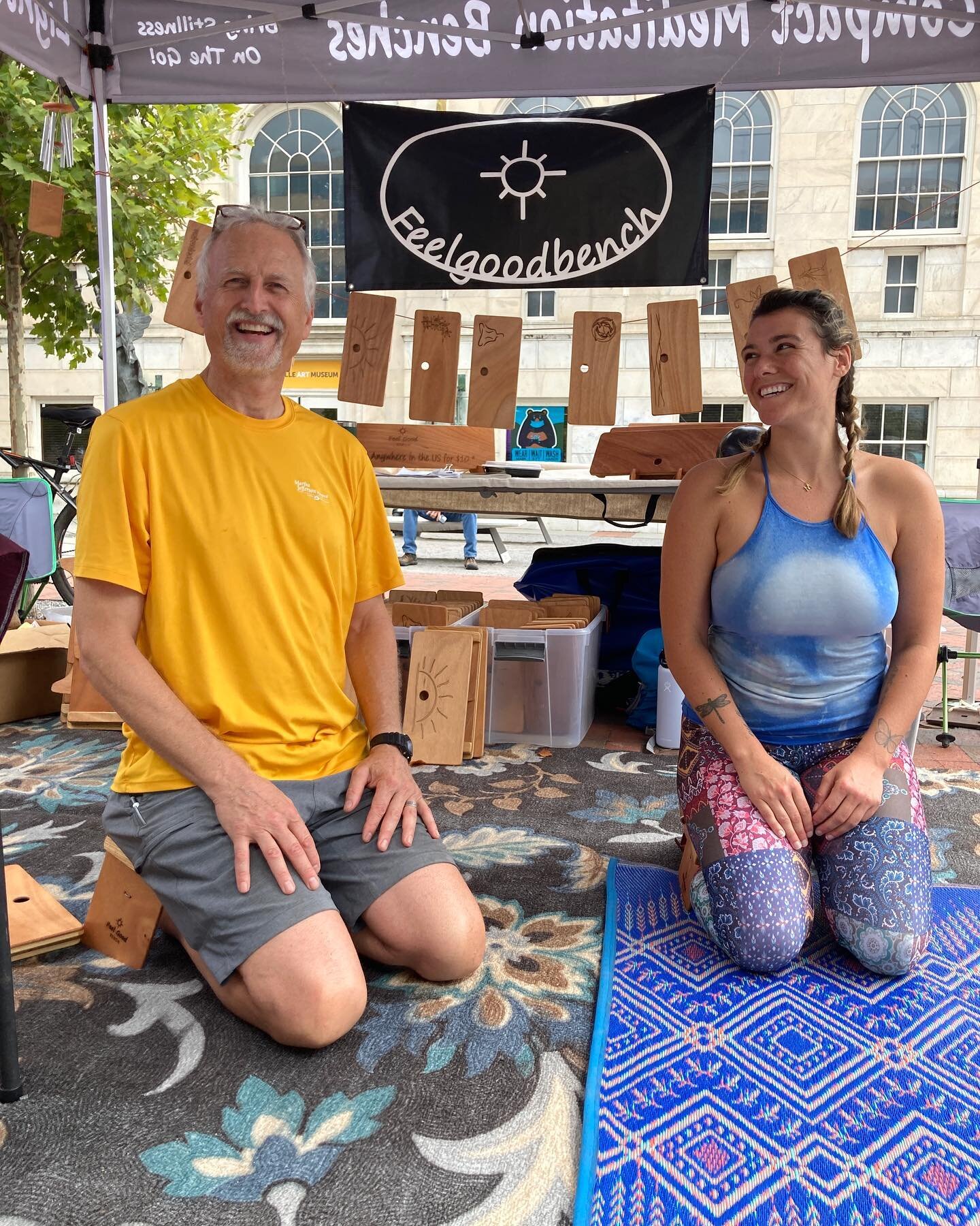 Sitting in &ldquo;Zero Gravity&rdquo; at Love Shine Play yoga festival Asheville, NC