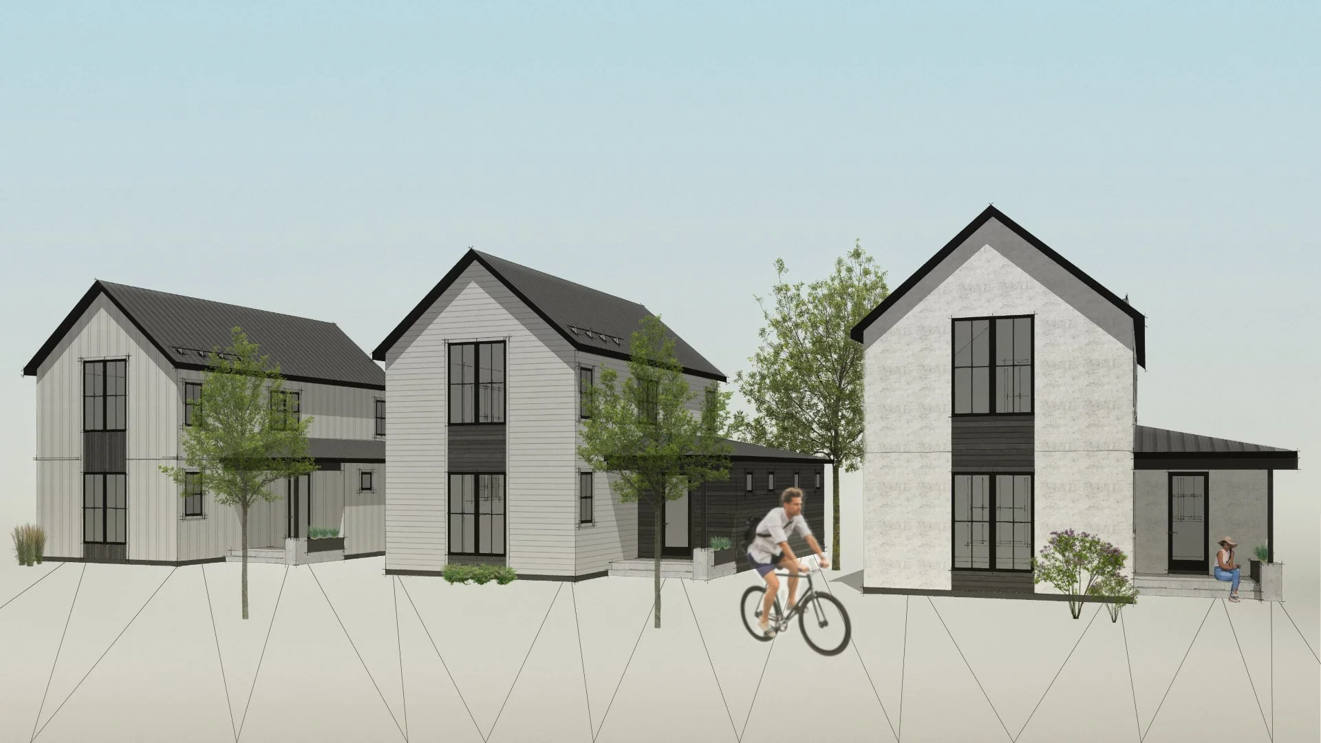 Exterior finish options include board and batten, lap siding, or stucco.