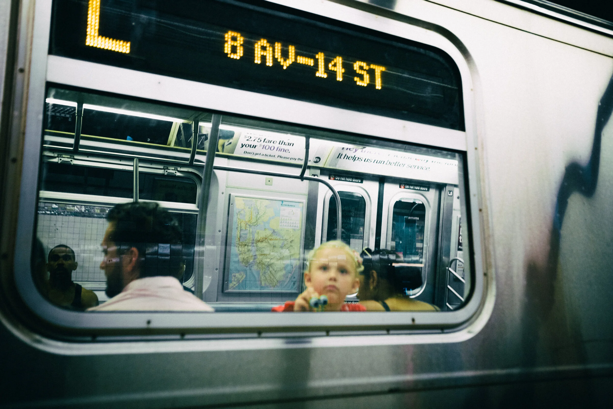 New York City subway street photography