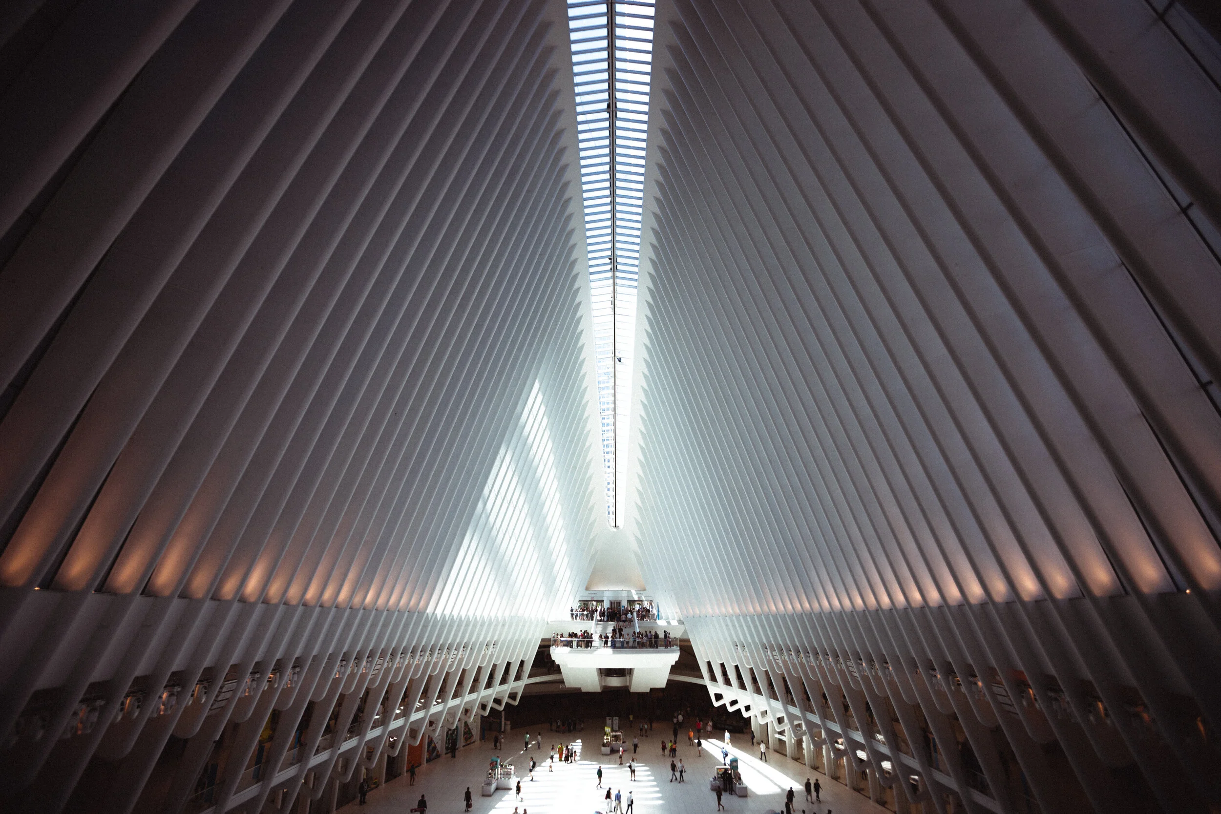 New York City train station world trade center