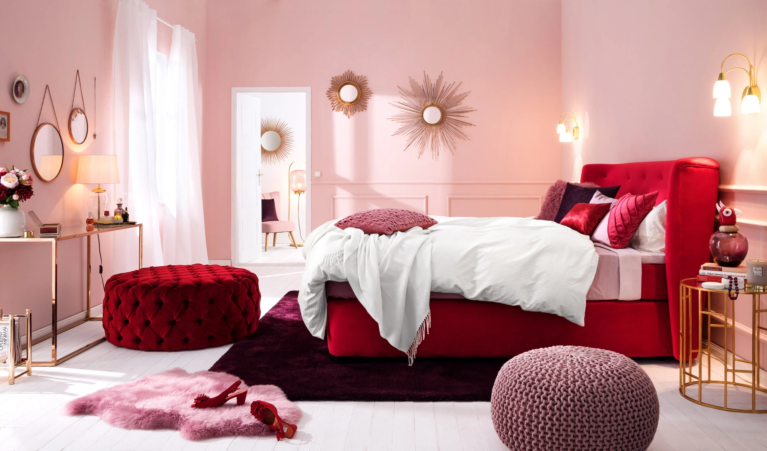 Schlafzimmer glamour style